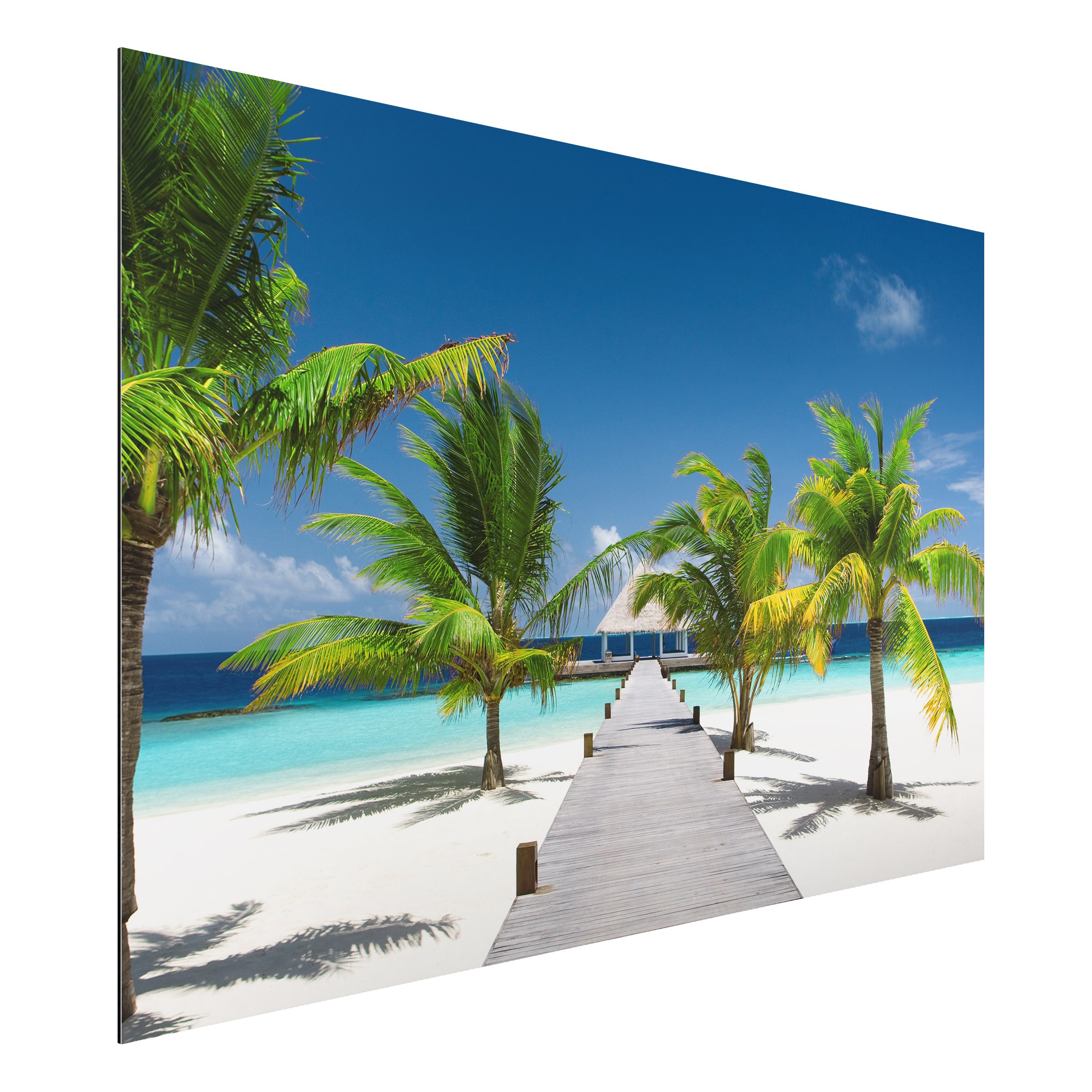 Alu-Dibond Outdoor Bild Catwalk to Paradise