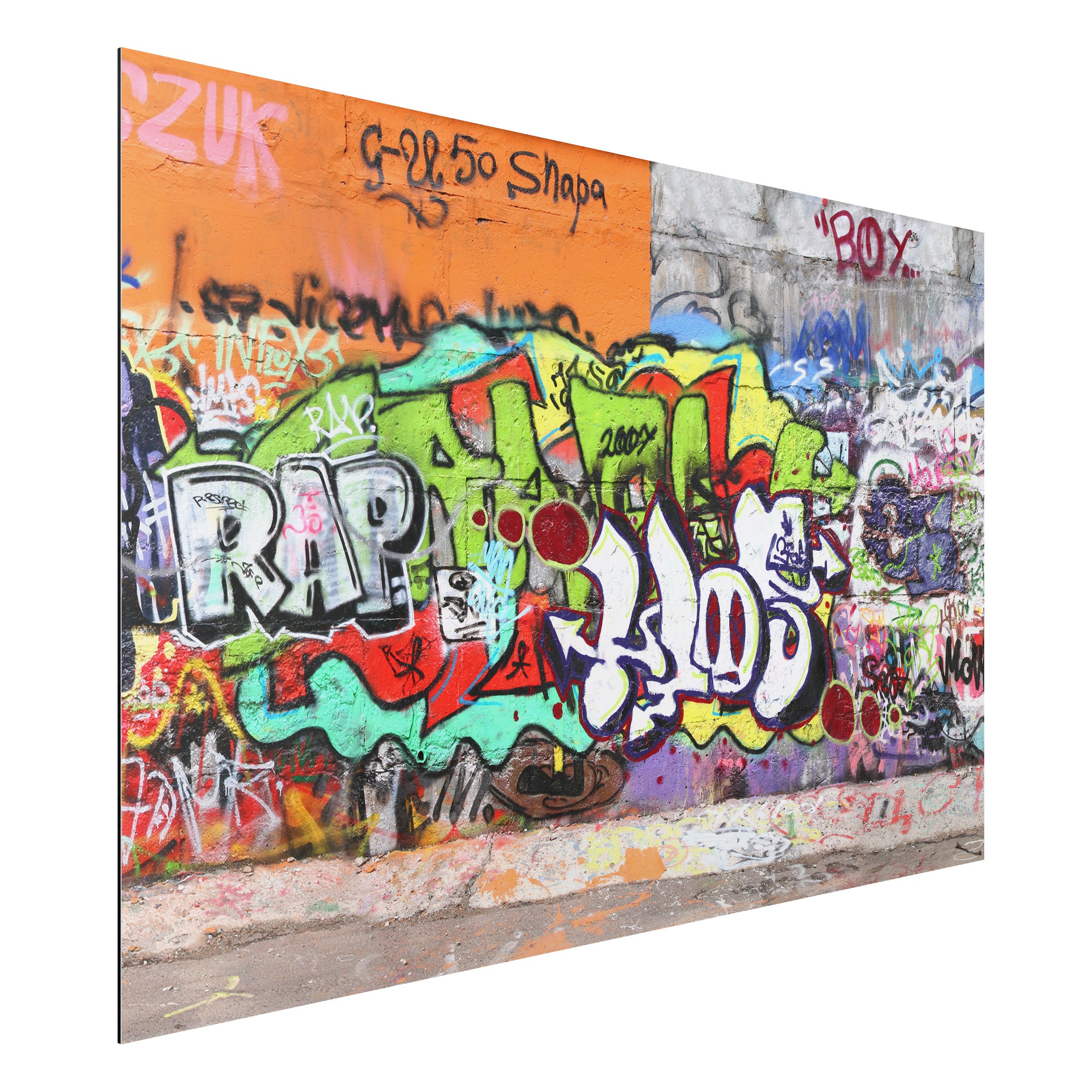 Alu-Dibond Outdoor Bild Graffiti