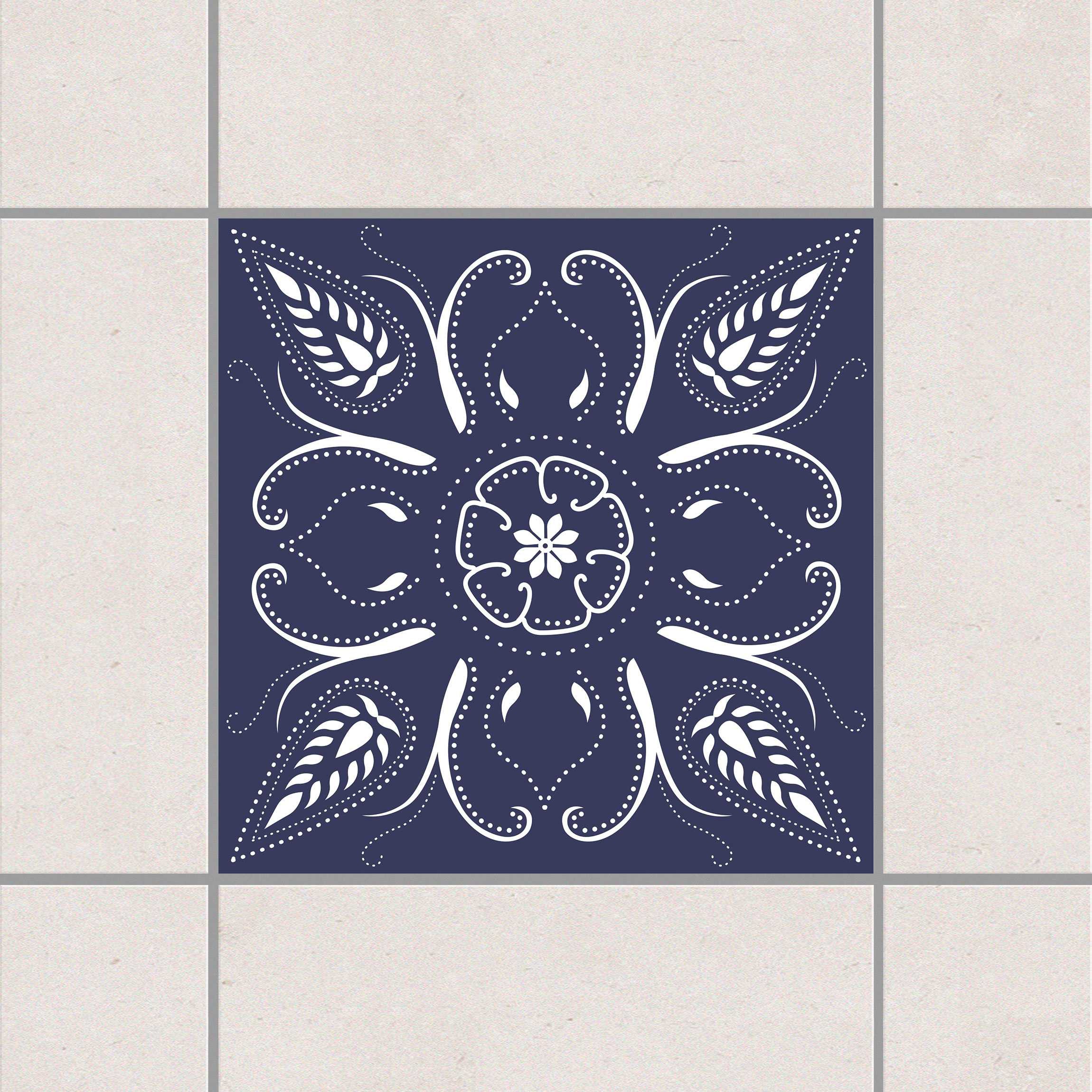 Fliesenaufkleber Blaue Bandana
