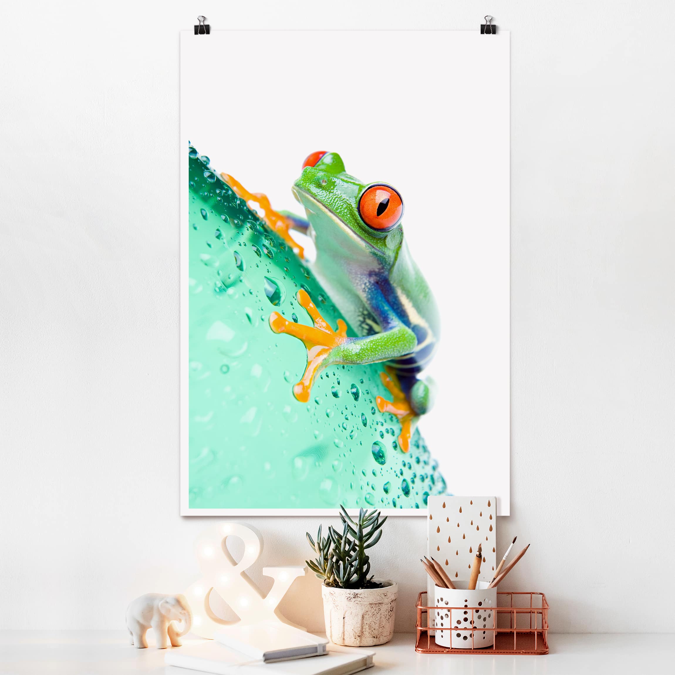 Poster - Hochformat Frog
