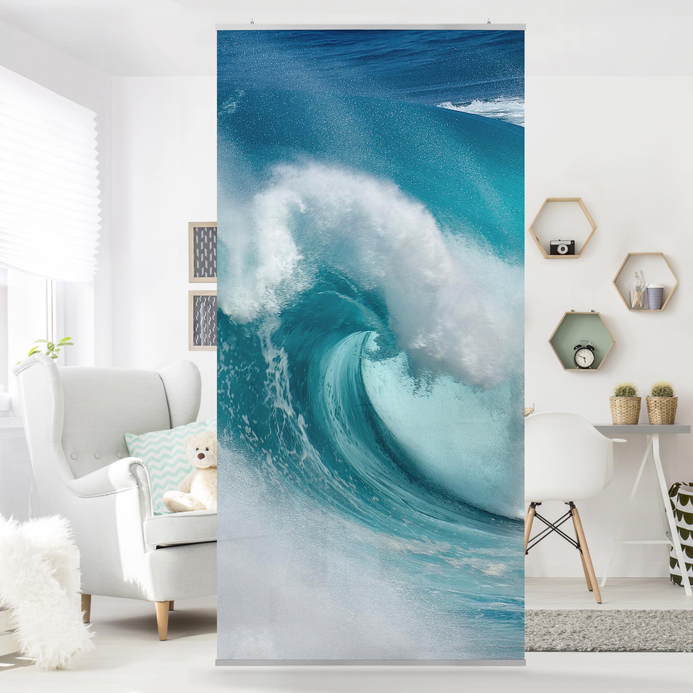 Raumteiler Tosende Wellen