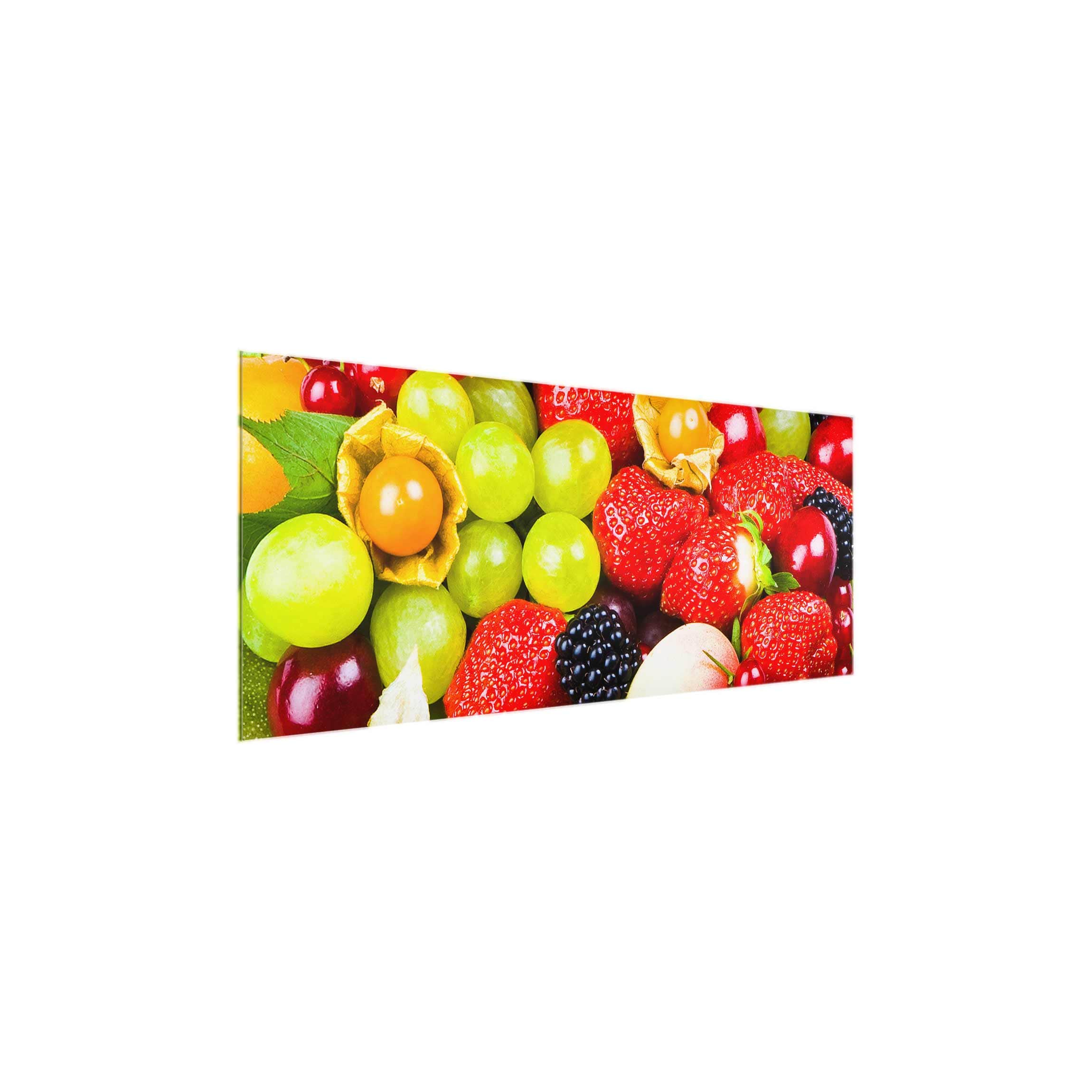 Glasbild Küche Tropical Fruits