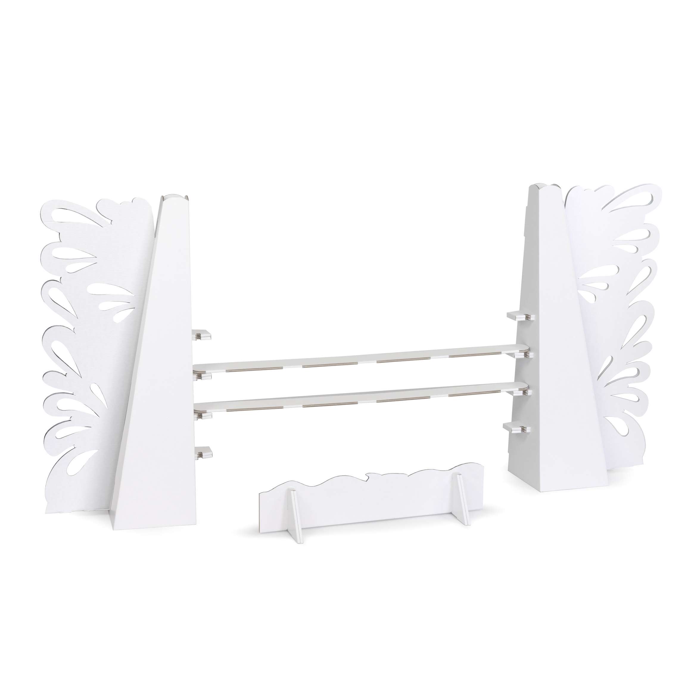 FOLDZILLA Hobby Horse Hindernis Hindernis Wassergraben weiß zum Bemalen/Bekleben