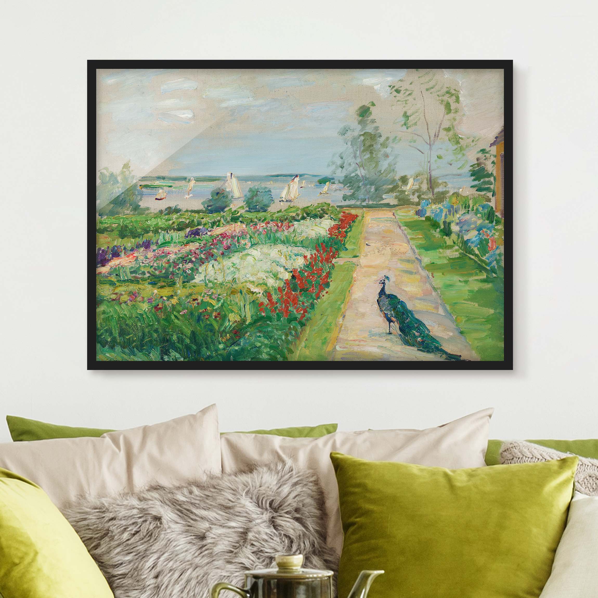 Gerahmtes Bild Max Slevogt - Park am Wannsee