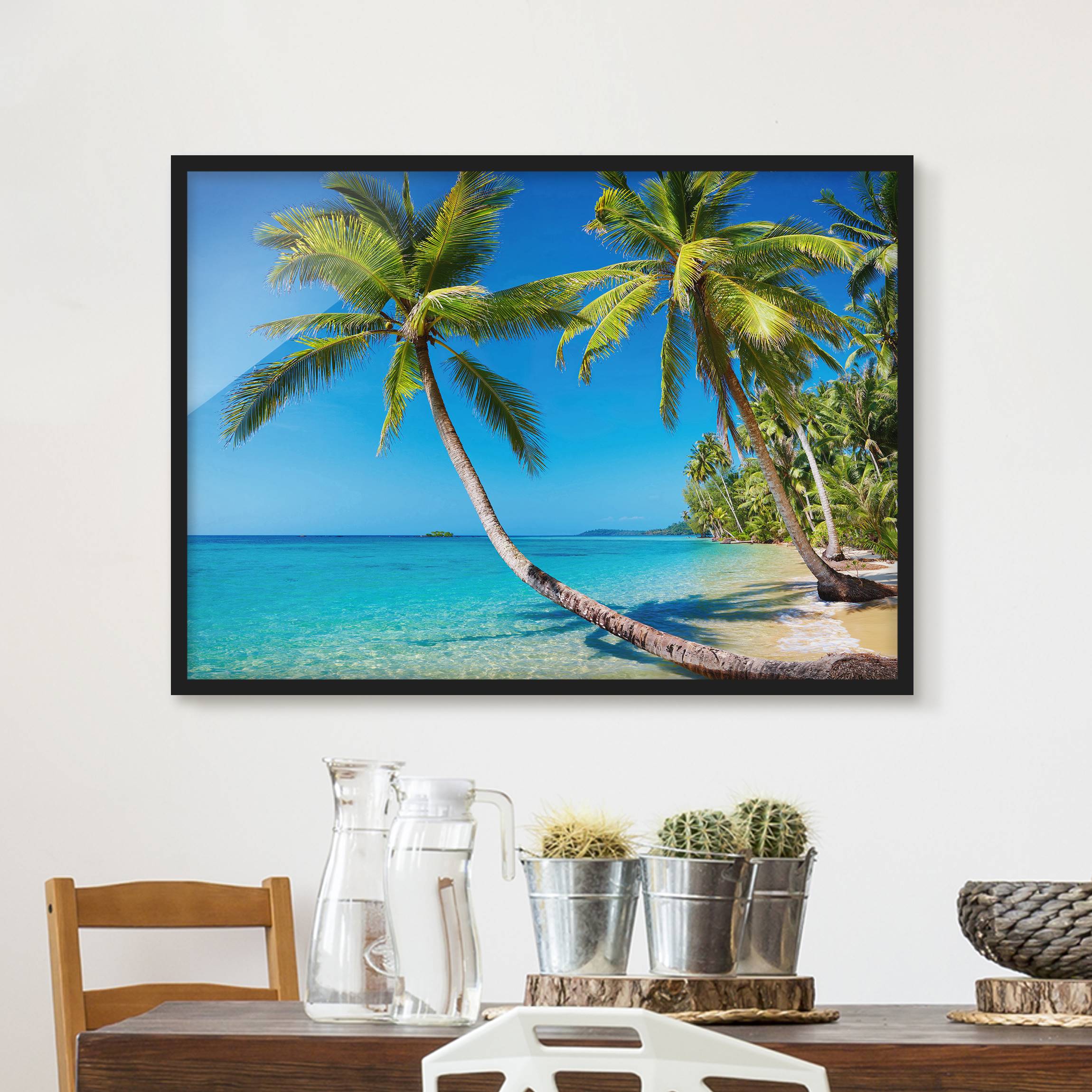 Bild mit Rahmen - Querformat Beach of Thailand