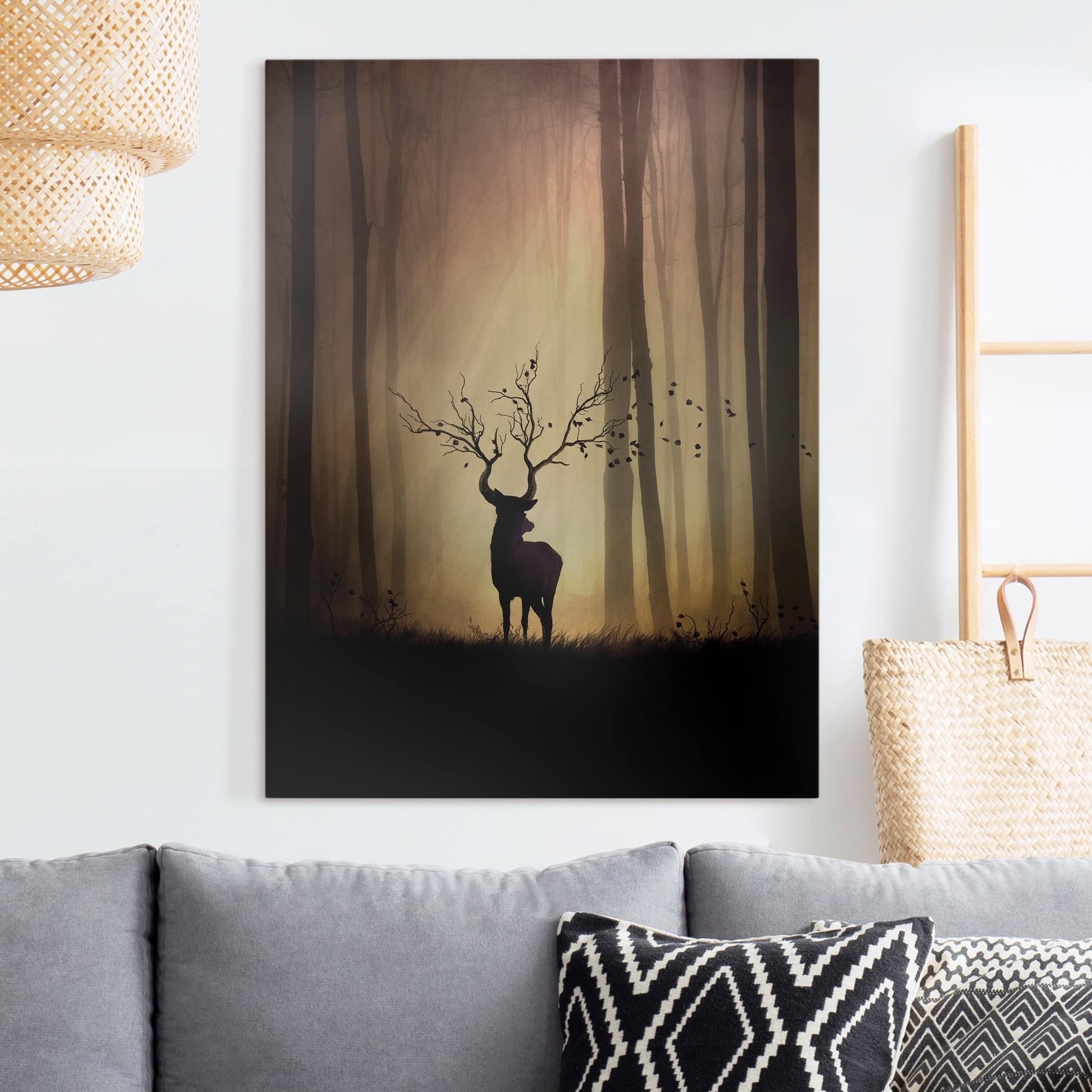 Leinwandbild Wald Der Herr des Waldes