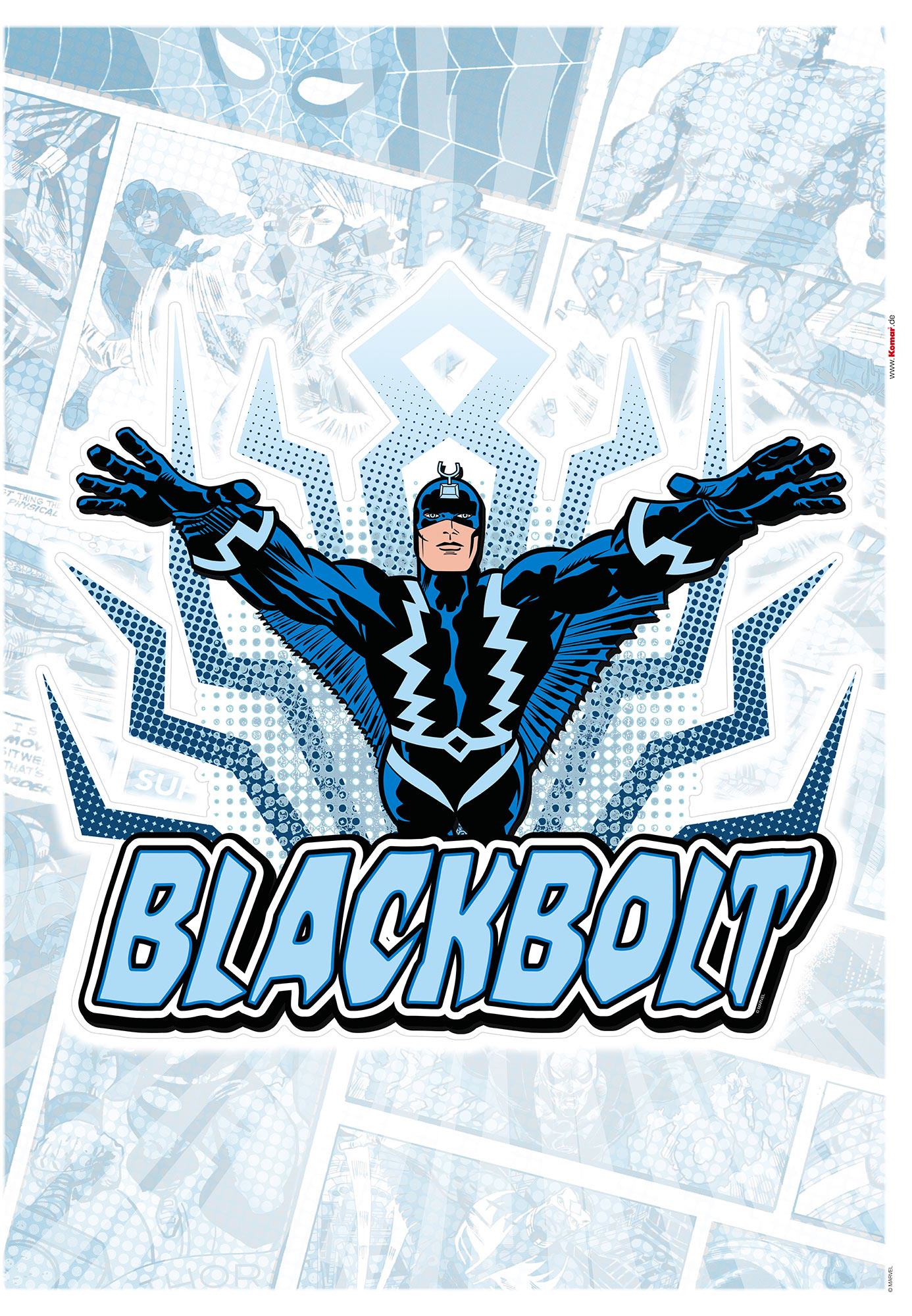Wandtattoo Blackbolt Comic Classic