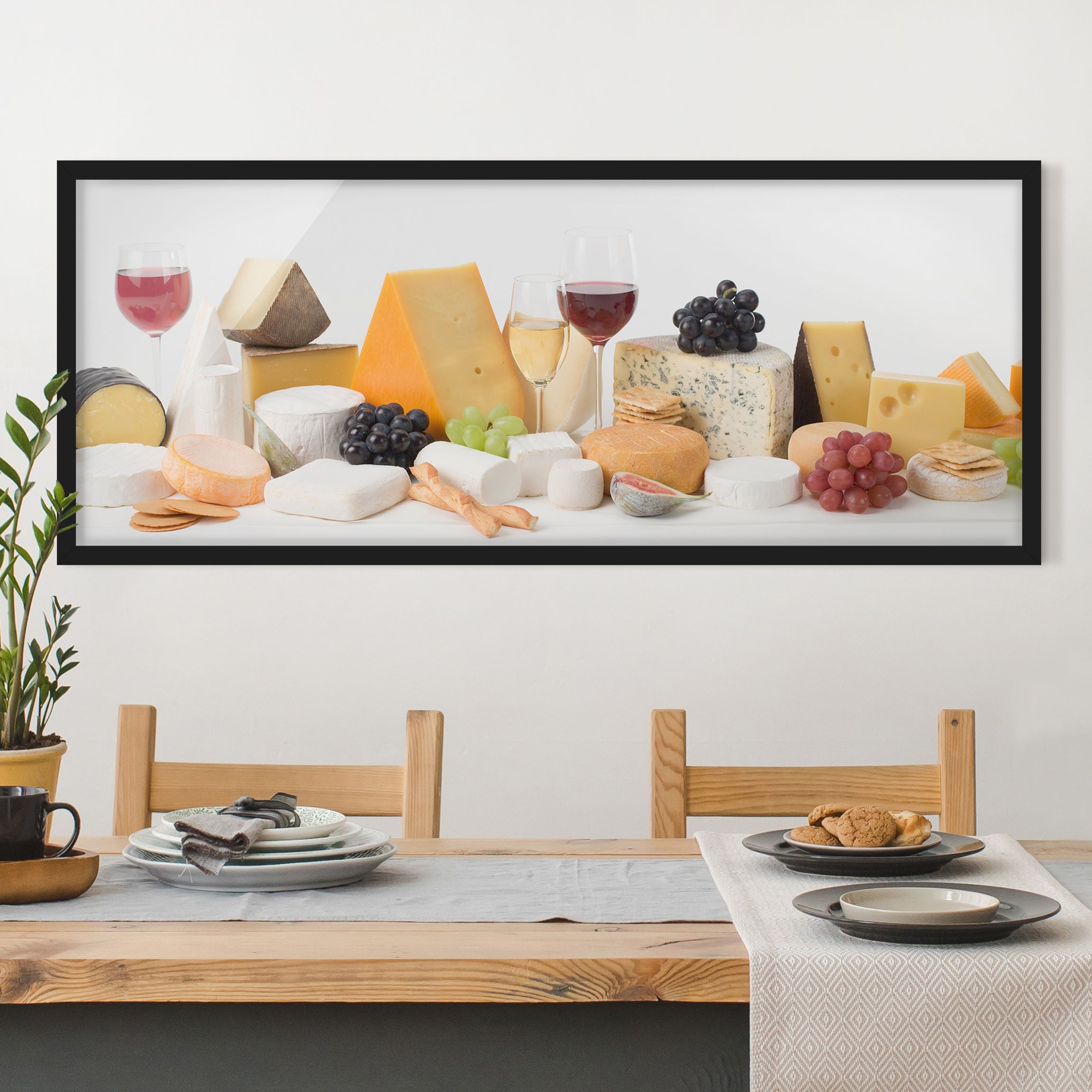 Bild mit Rahmen - Panorama Käse-Variationen