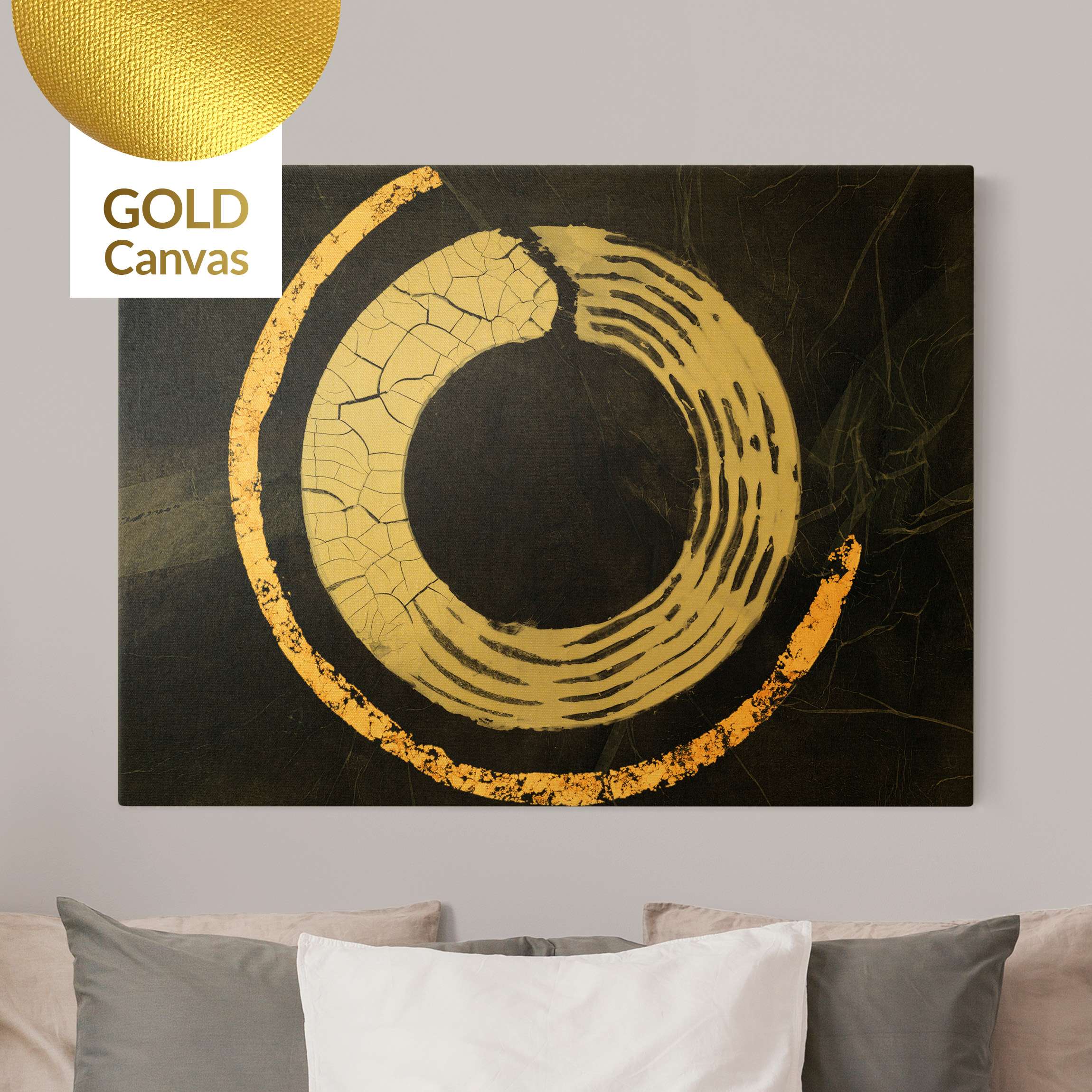Leinwandbild Gold Phylum Gold