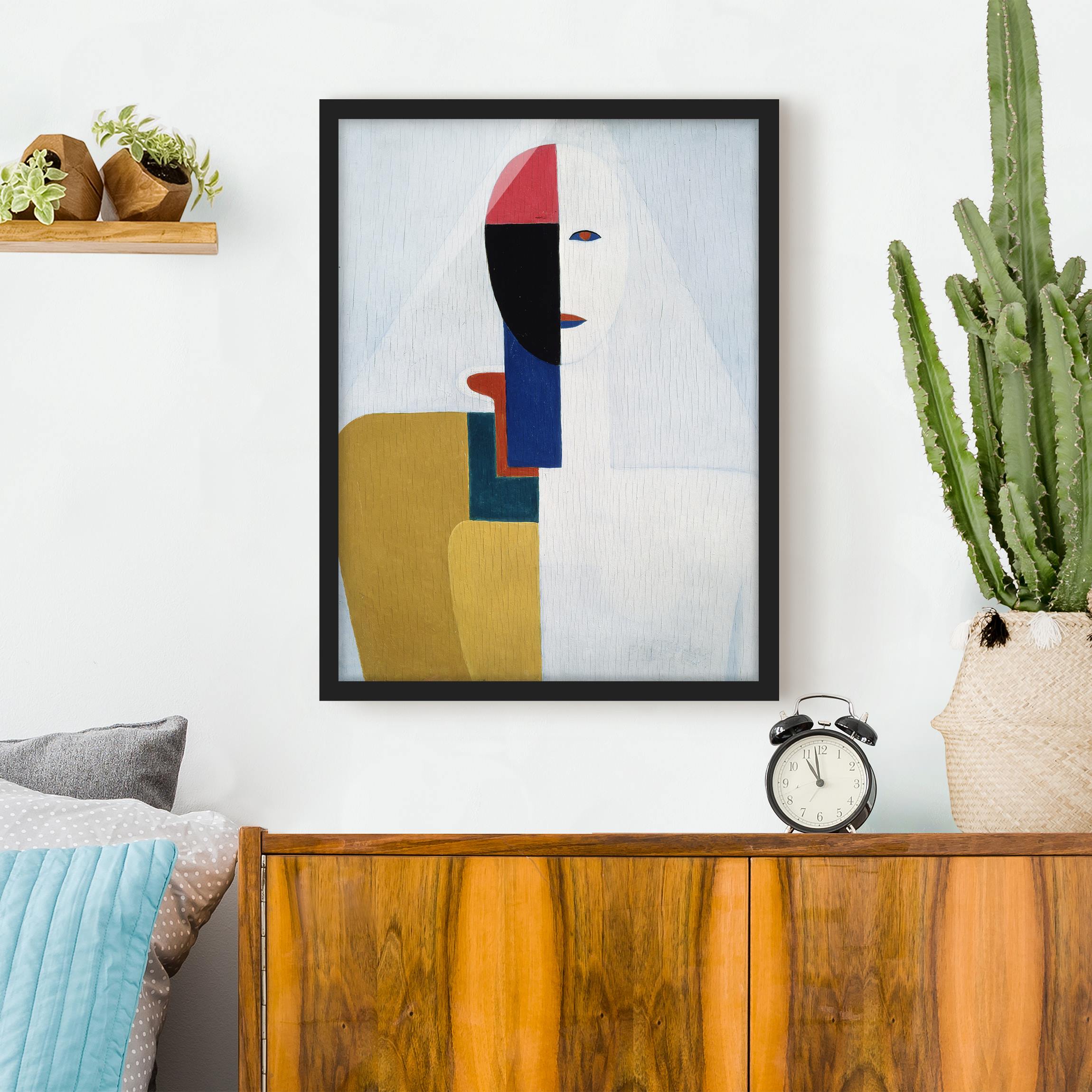 Bild mit Rahmen - Hochformat Kasimir Malewitsch - Weiblicher Torso I