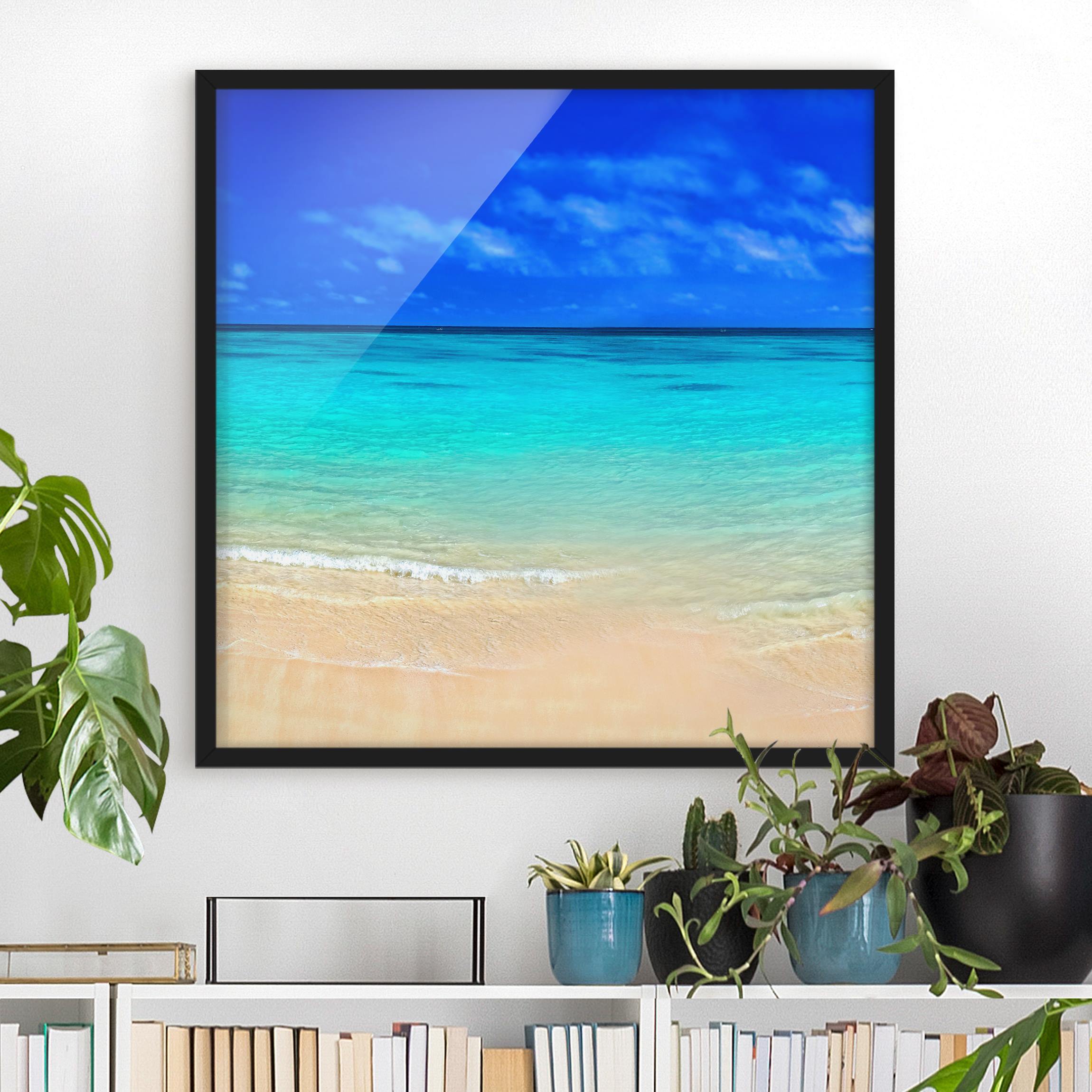 Strand Bild mit Rahmen Paradise Beach I