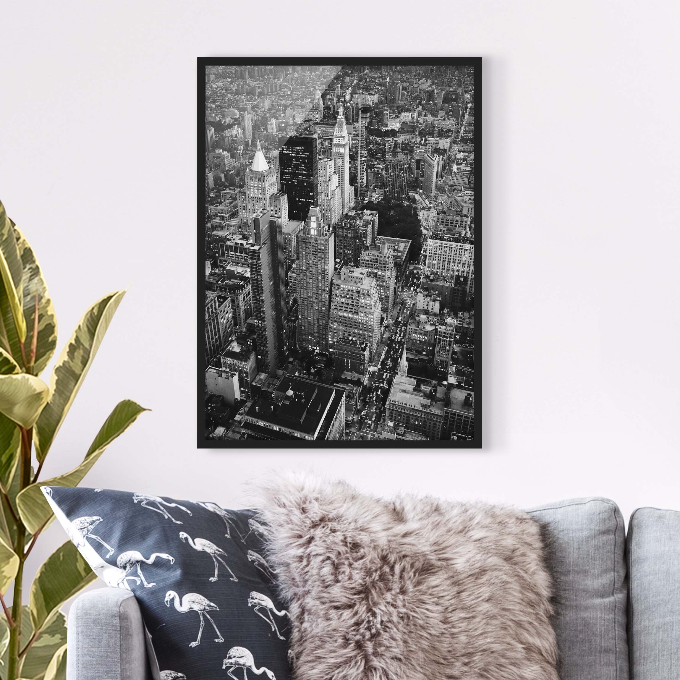 Bild mit Rahmen - Hochformat Big Apple II