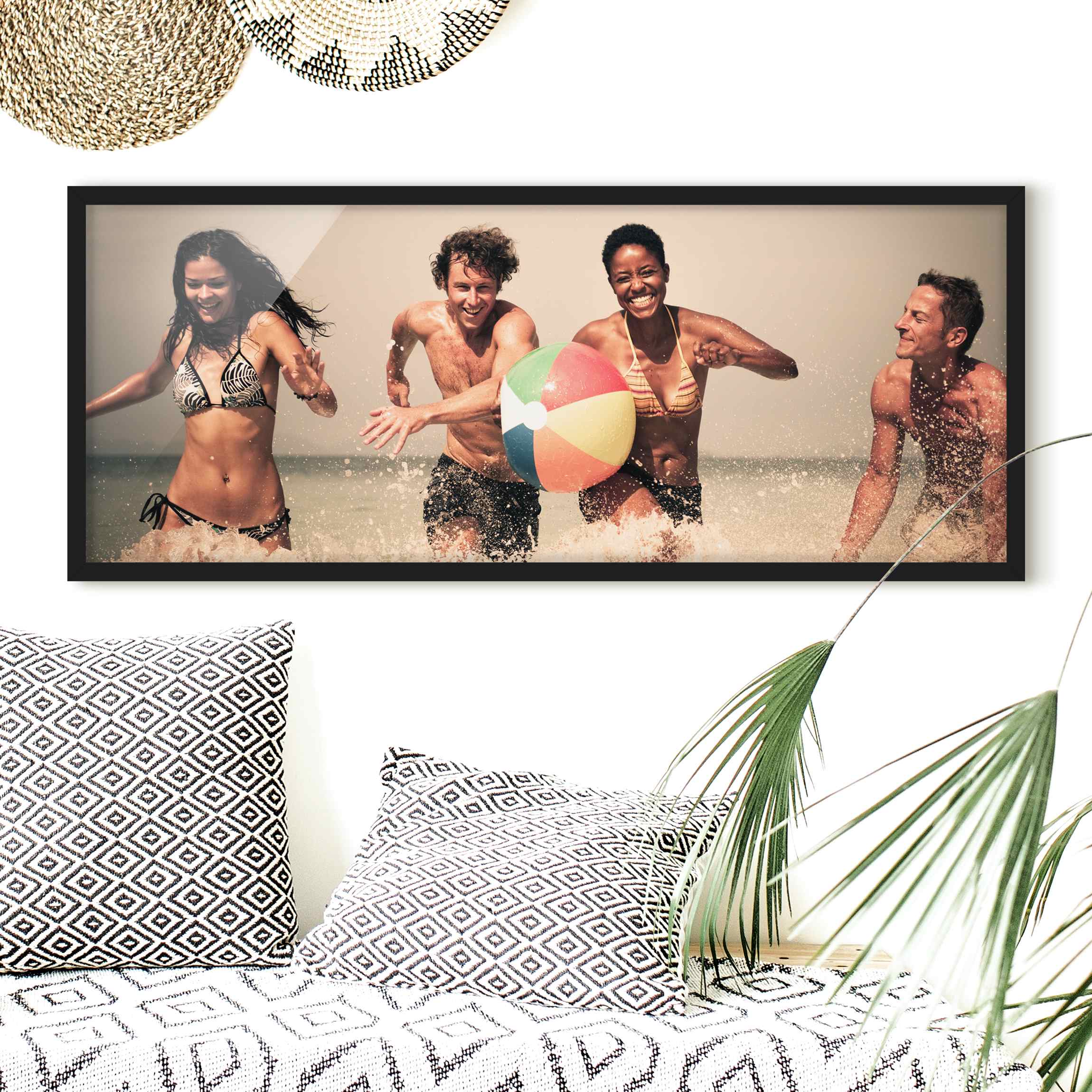 Bild mit Rahmen - Panorama Rock the Beach