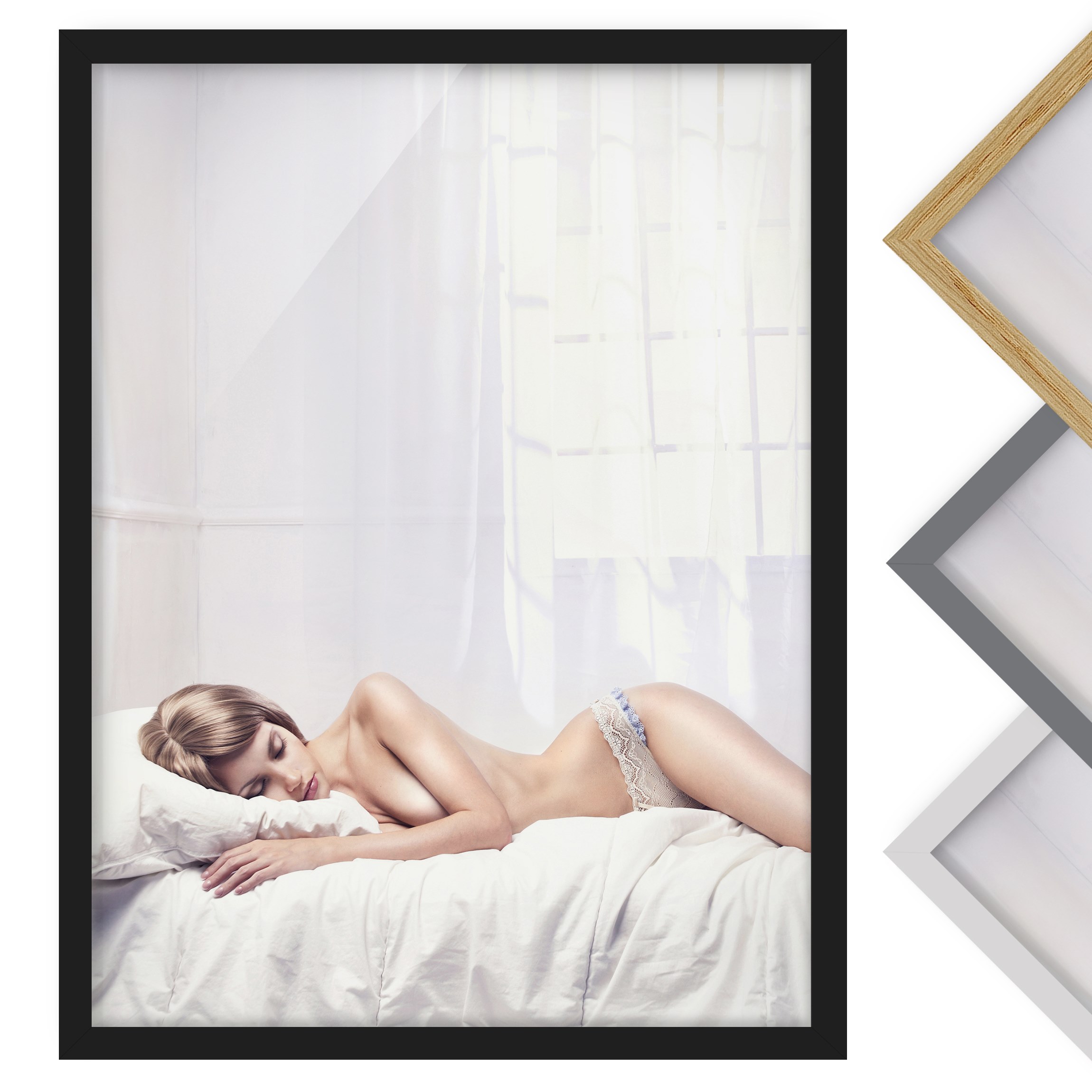 Bild mit Rahmen - Hochformat Sleeping Beauty
