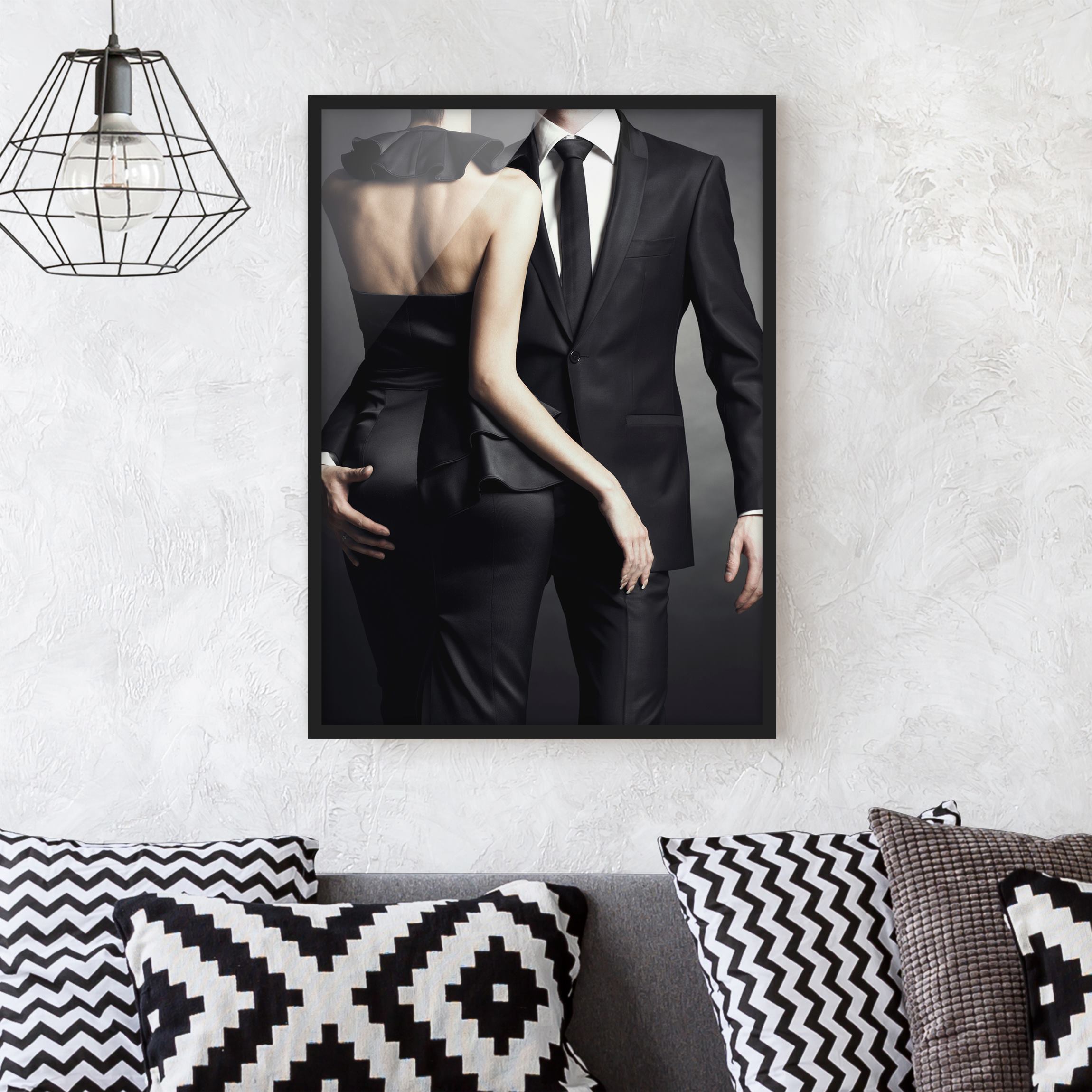 Akt & Erotik Bild mit Rahmen Touch of Elegance