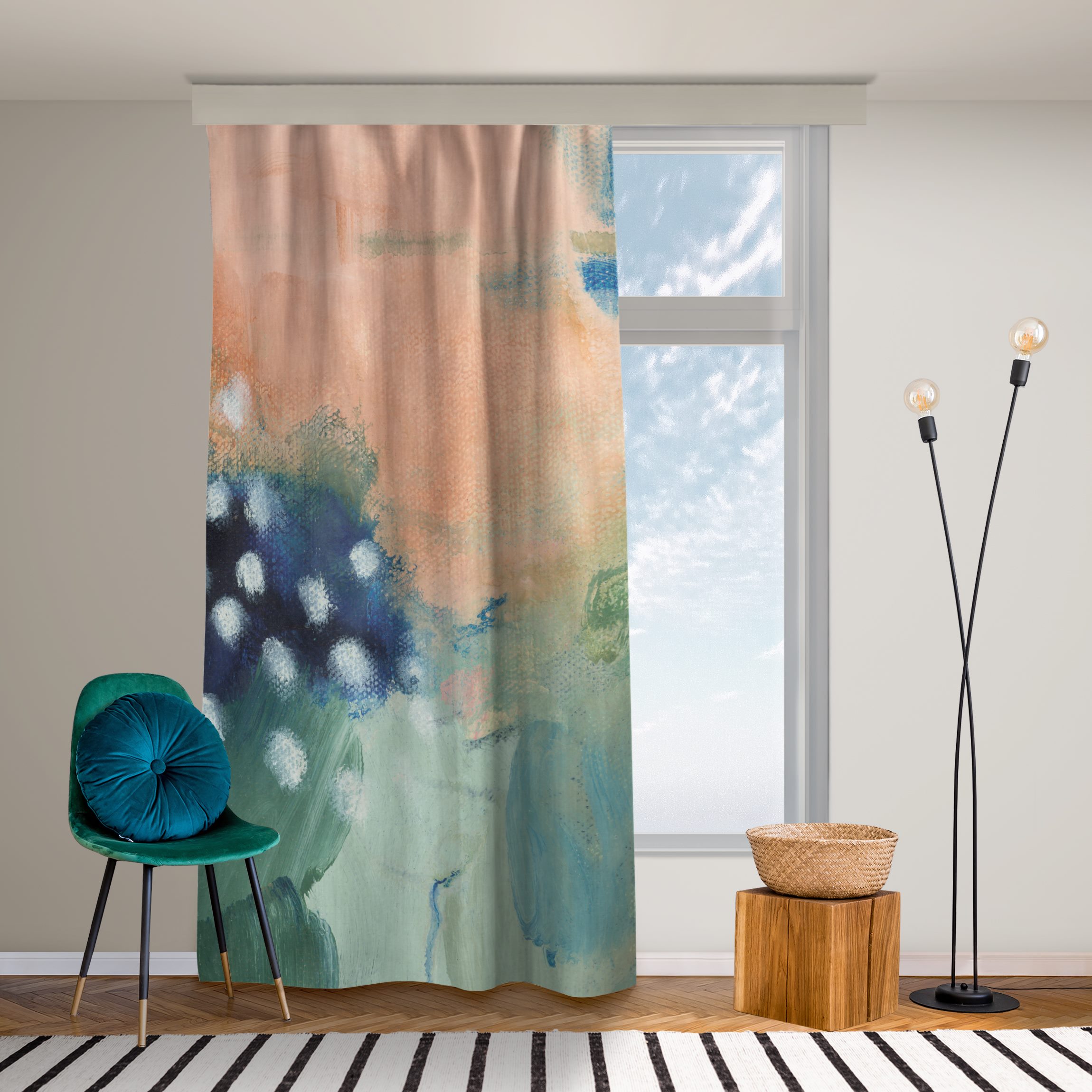 Vorhang Abstrakte Schichten II