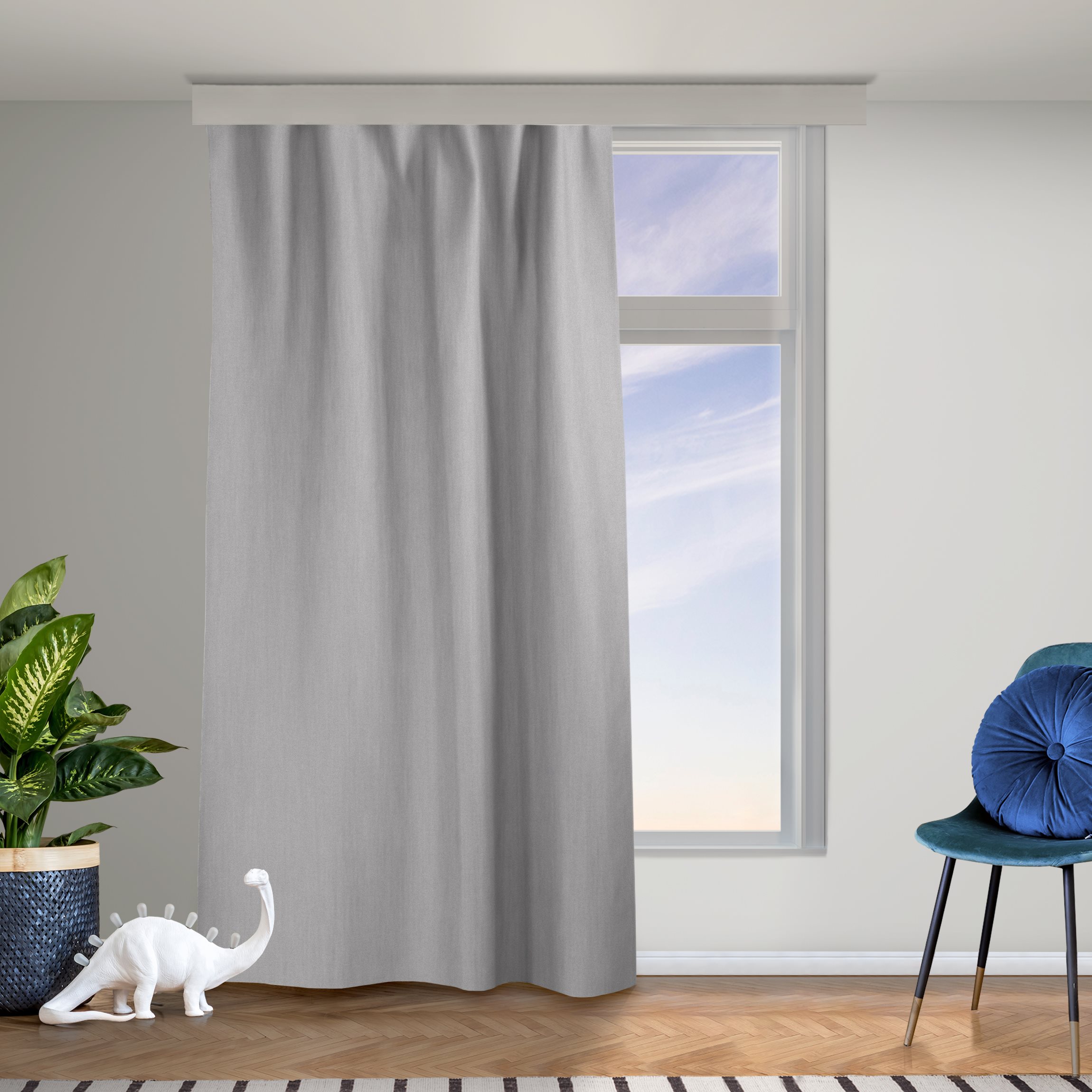 Vorhang Achatgrau