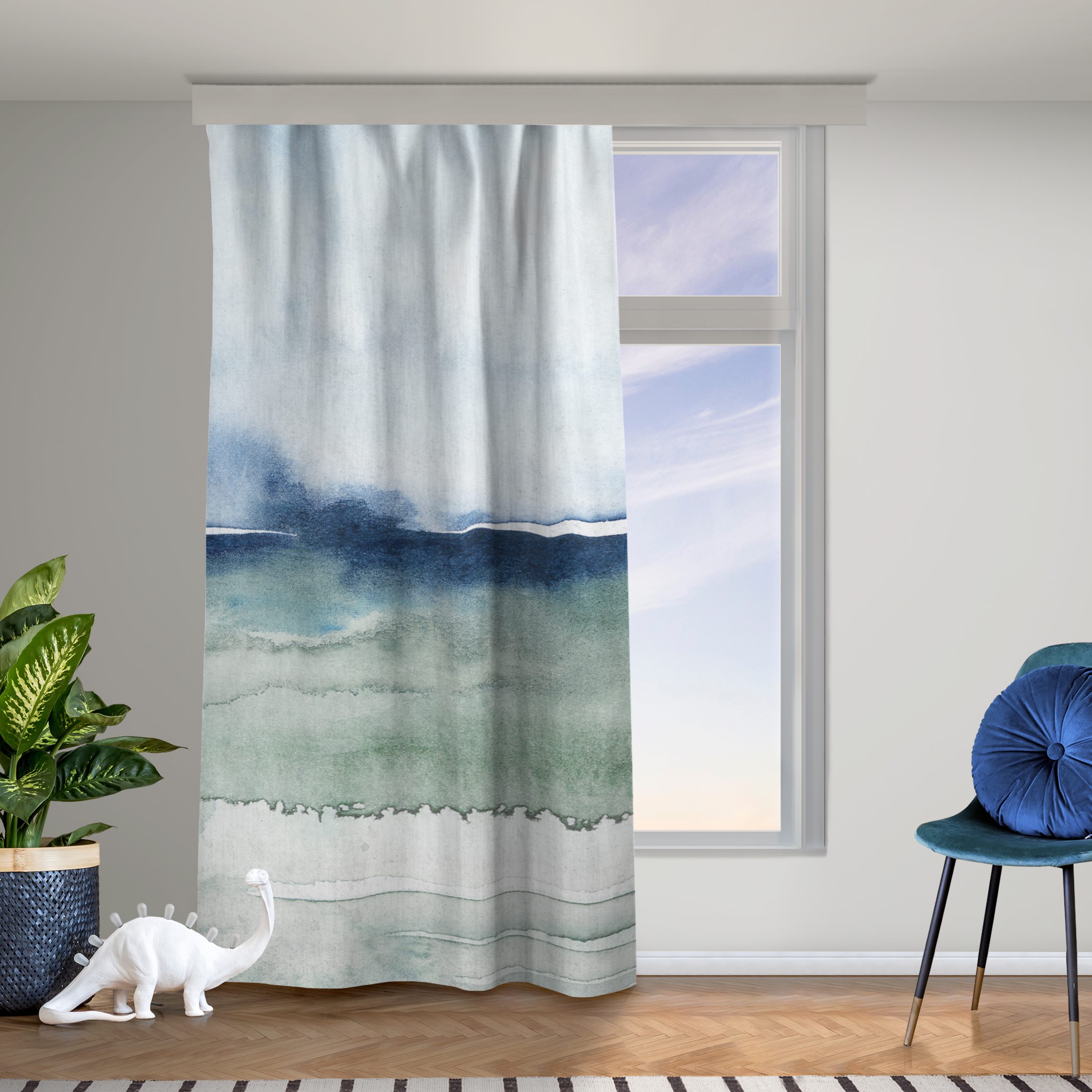 Vorhang Meereswogen I