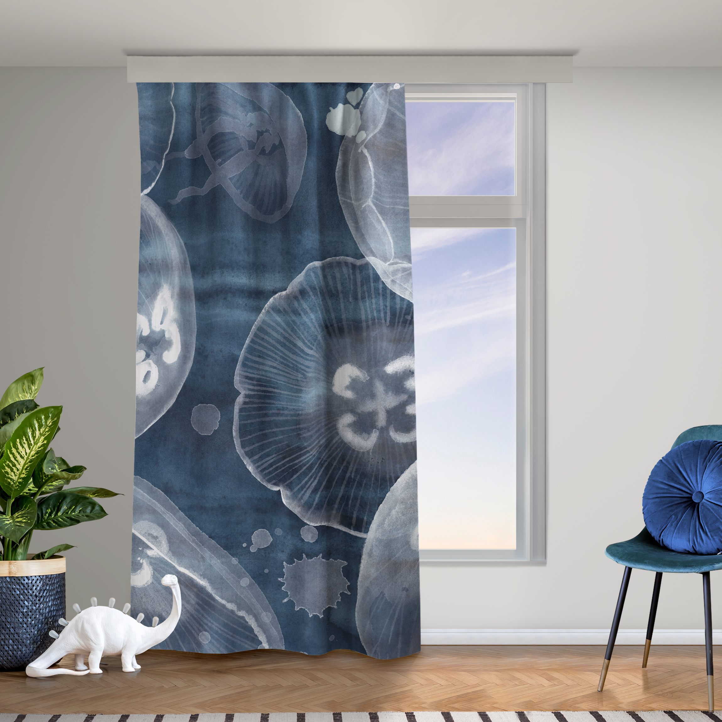 Vorhang Mondmedusen II