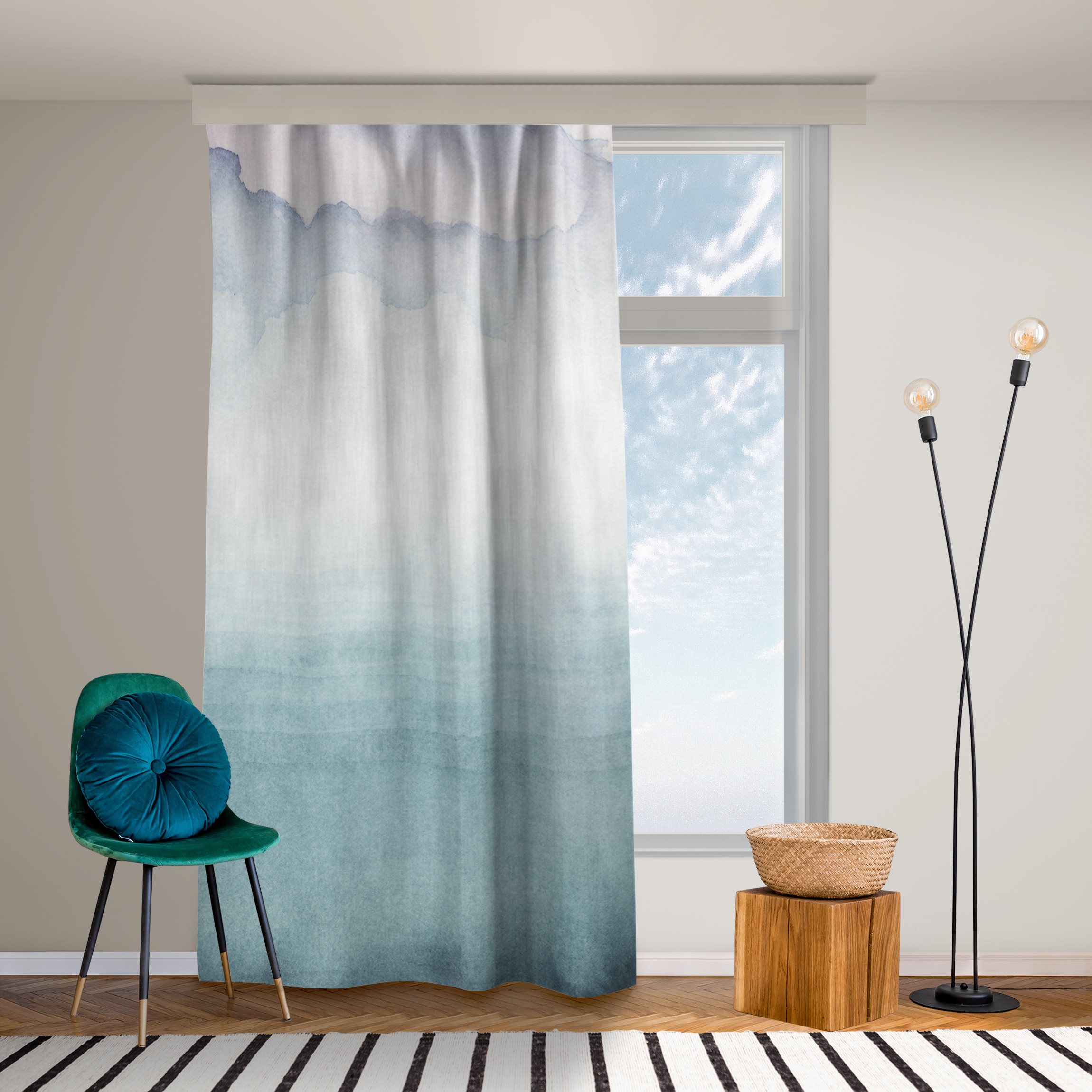 Vorhang Dämmerung auf der Bucht I