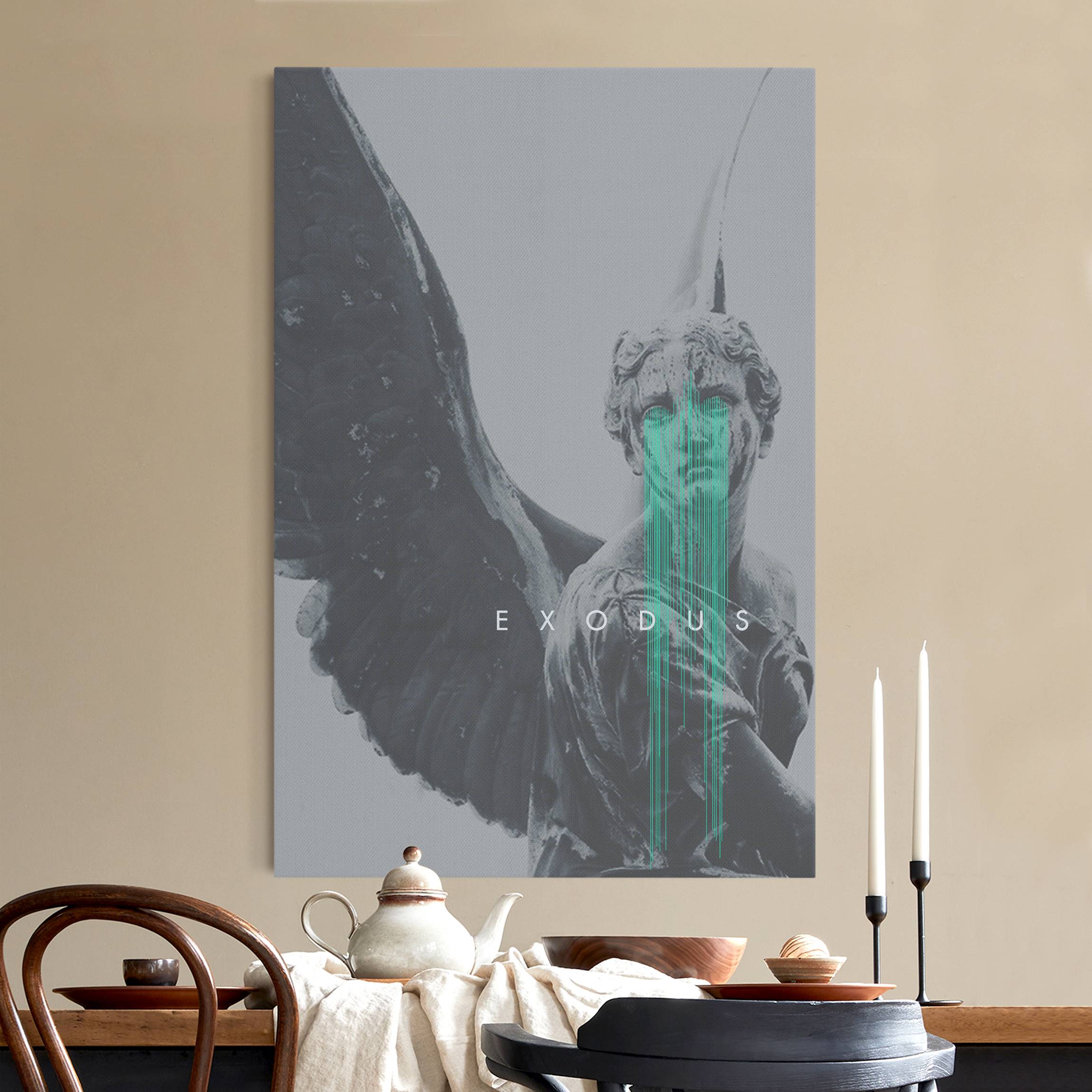 Akustikbild Engel mit digitalen Tränen