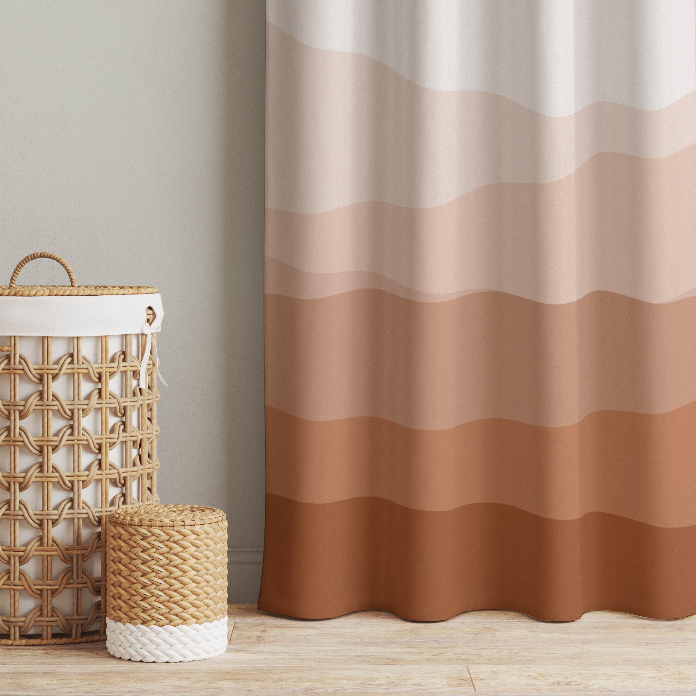 Vorhang Flache Dünenlandschaft