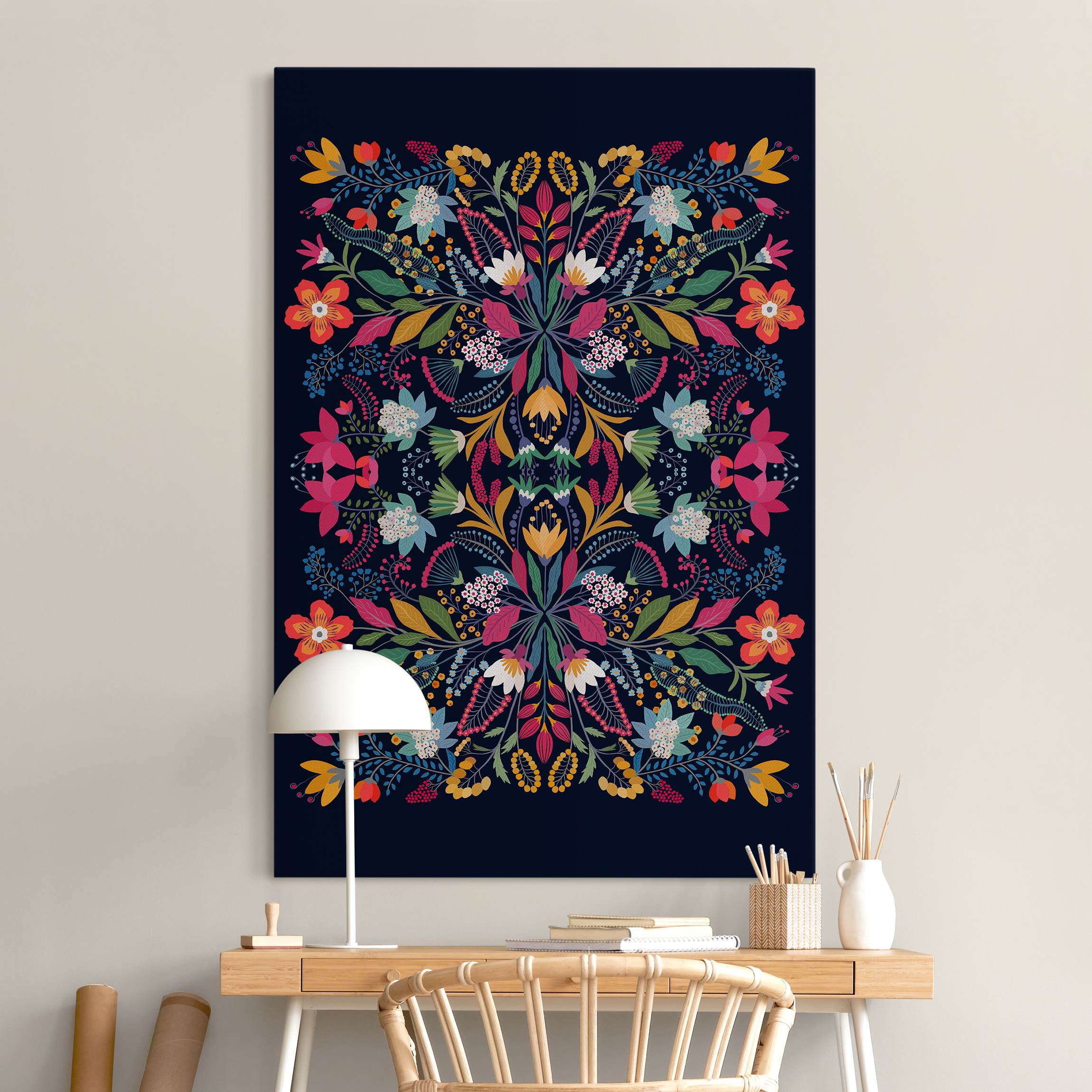 Akustikbild Fridas Garten Illustration