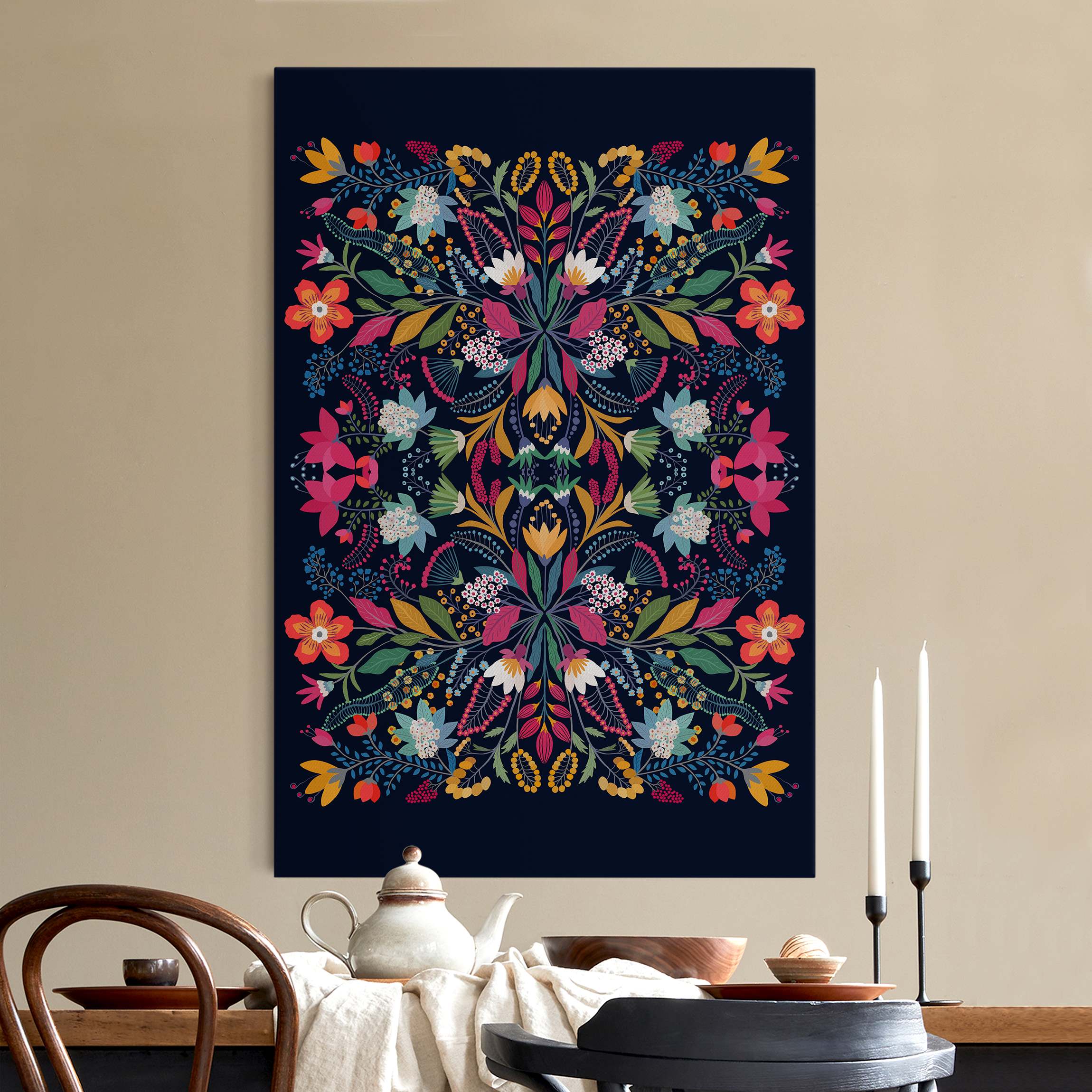 Akustikbild Fridas Garten Illustration