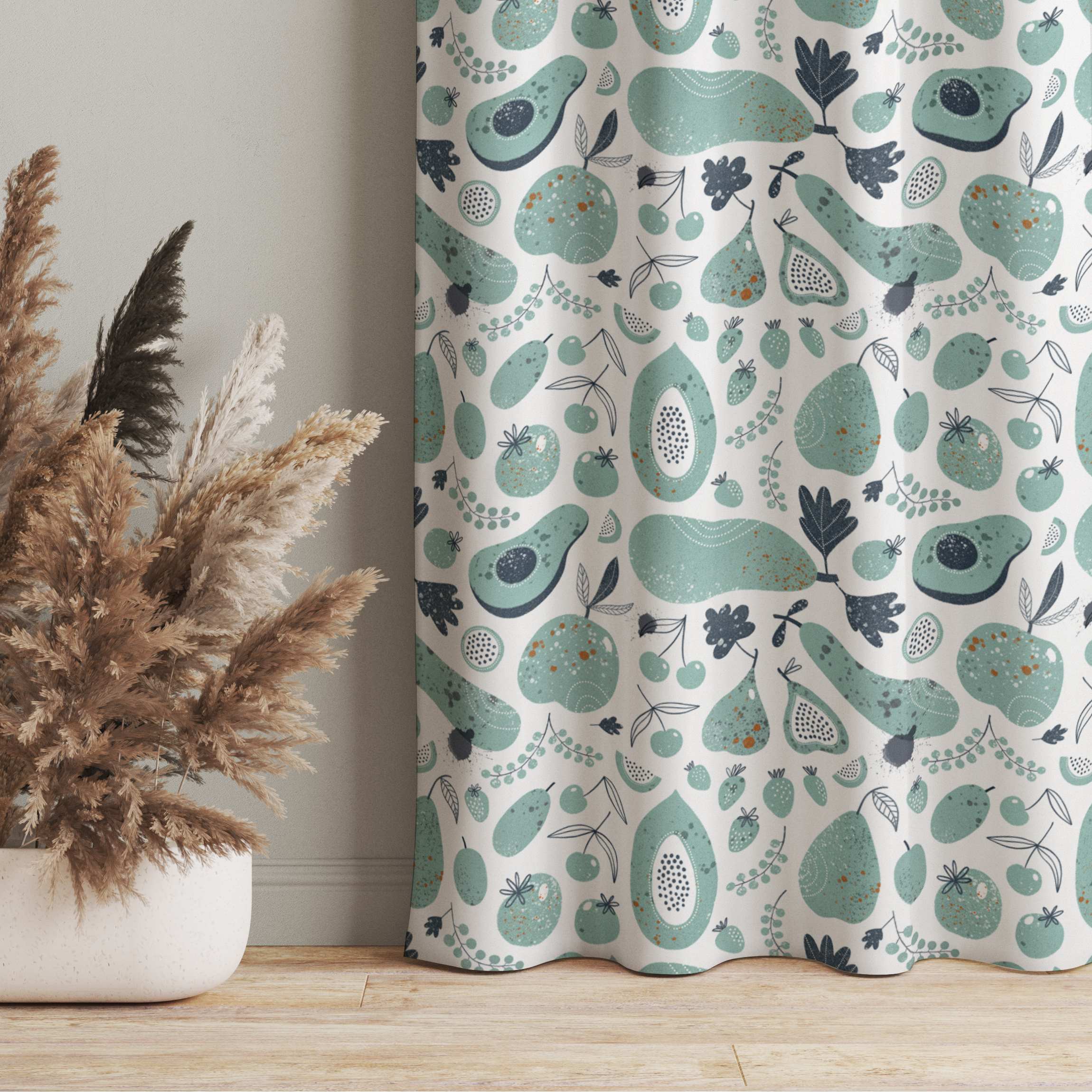 Vorhang Früchte und Gemüse