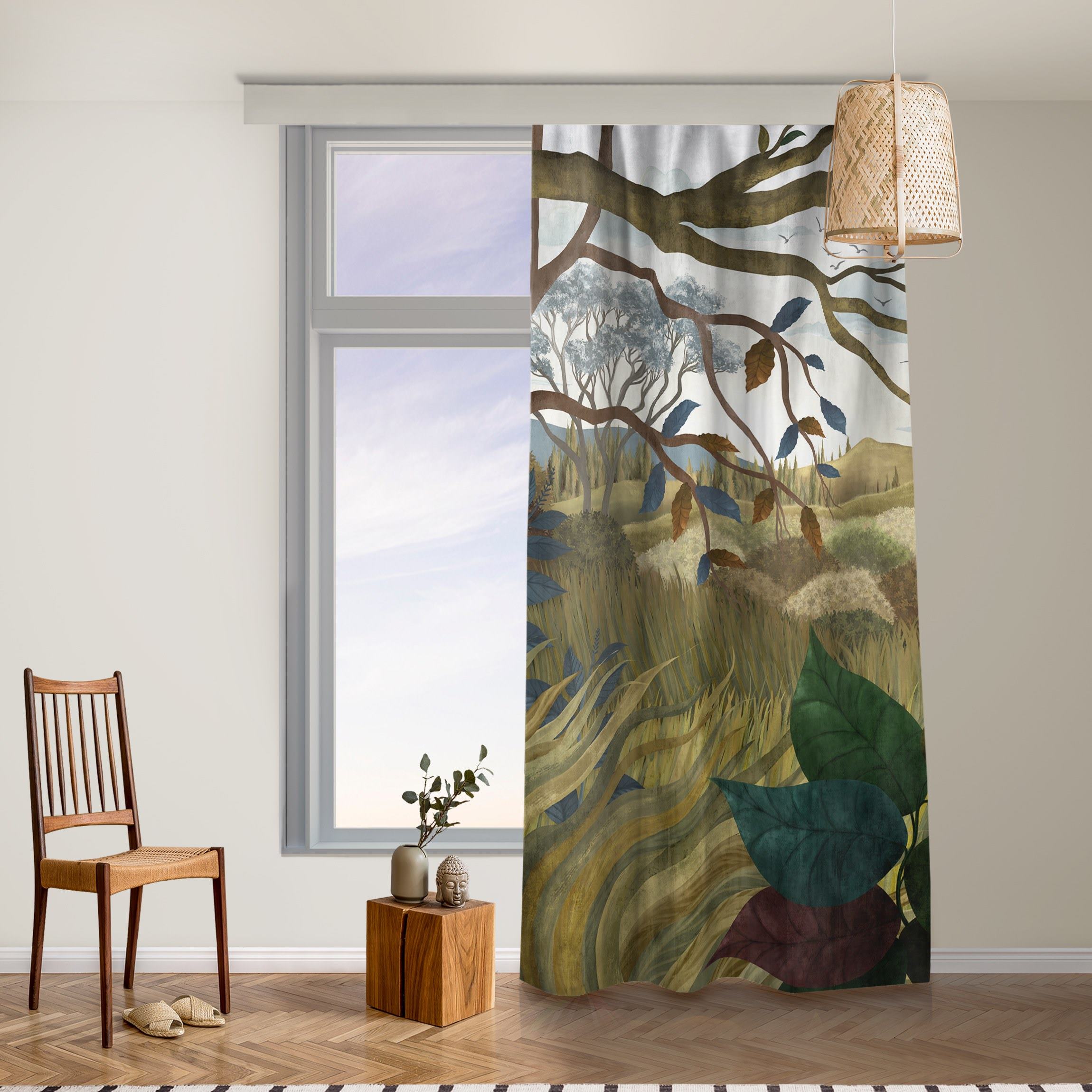 Vorhang Herbstliche Idylle