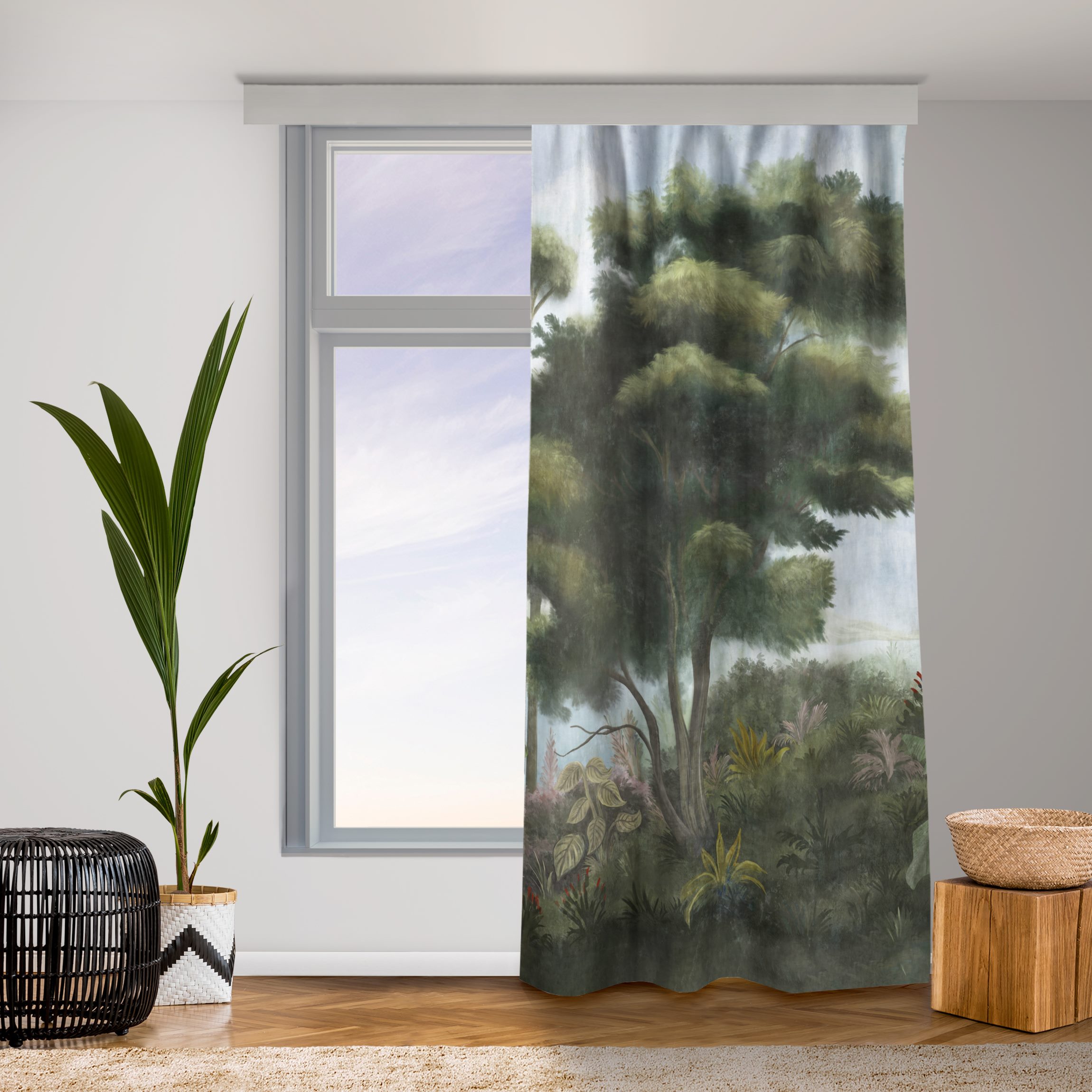 Vorhang Karibischer Dschungel