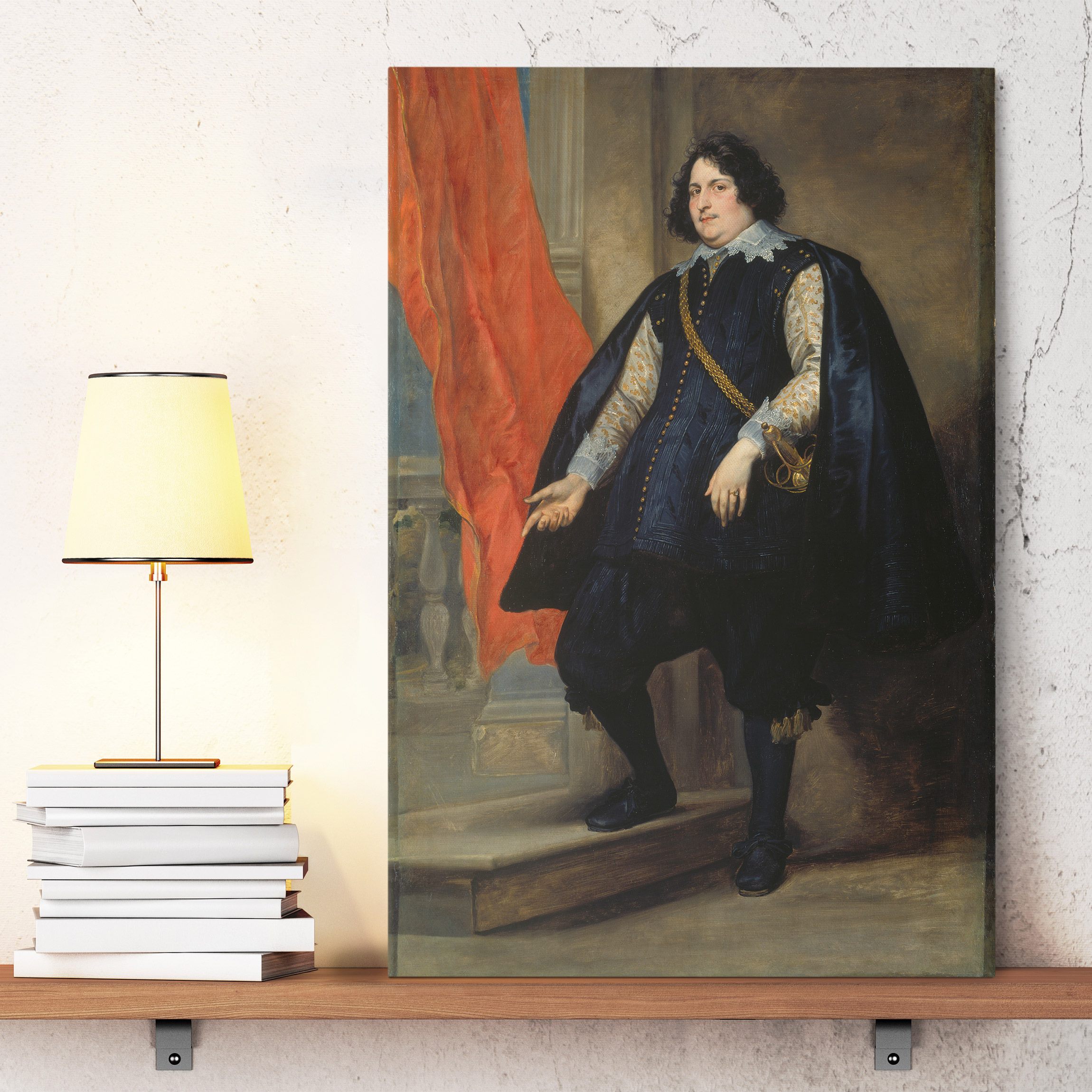 Leinwandbild - Hochformat Anthonis van Dyck - Bildnis Filips de Godines