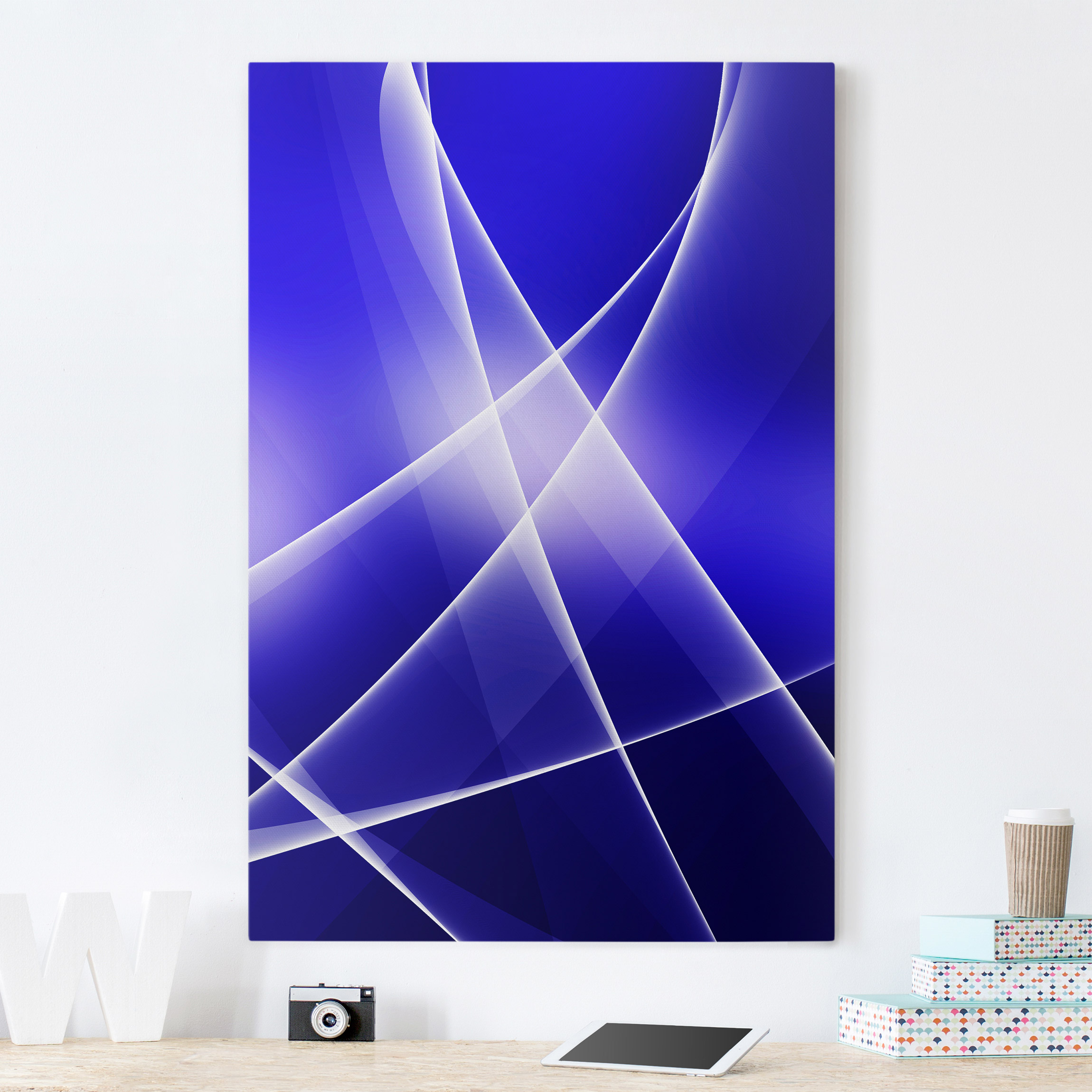 Leinwandbild - Hochformat Blue Dance