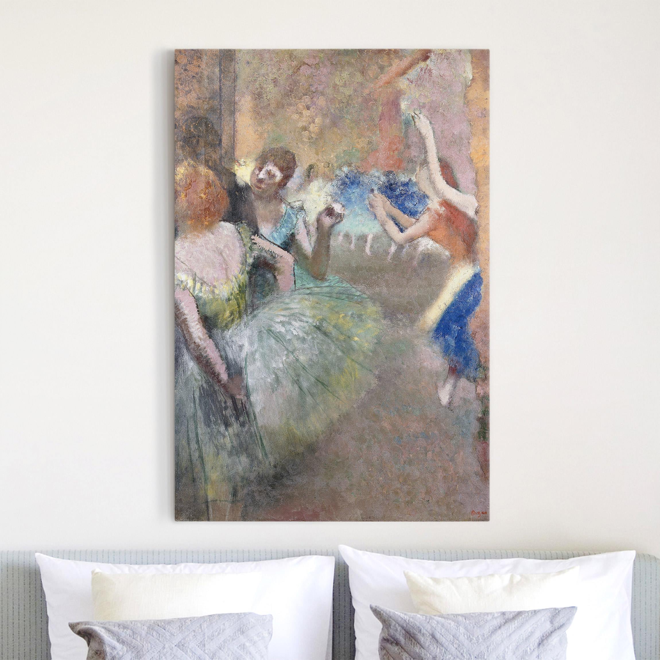 Leinwandbild - Hochformat Edgar Degas - Ballettszene