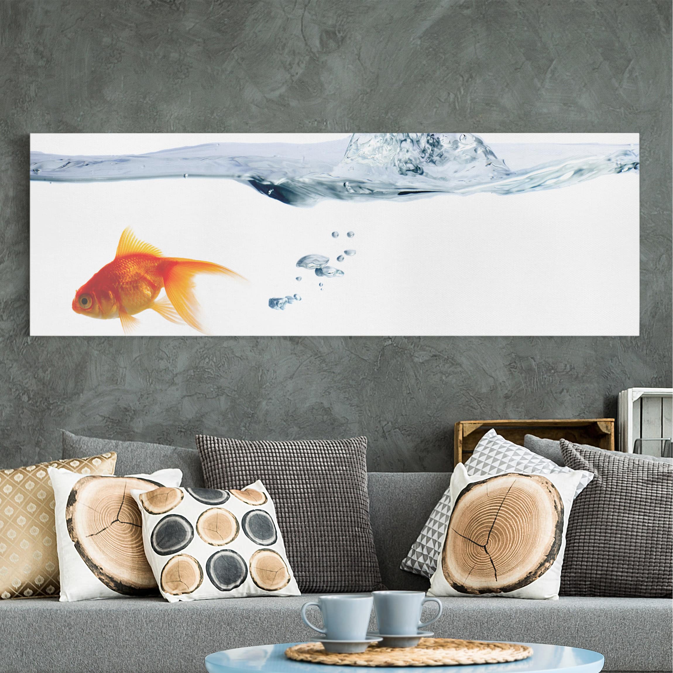 Leinwandbild Tiere Goldfisch