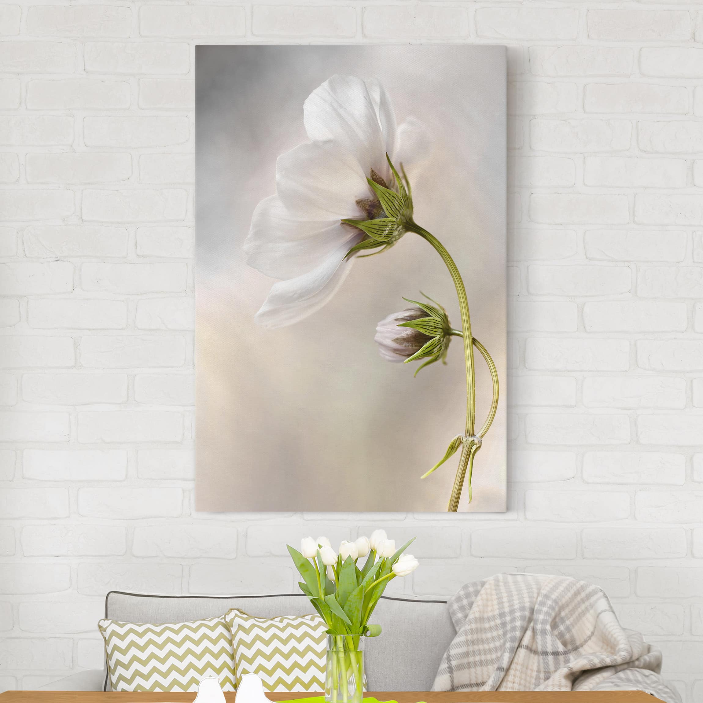 Leinwandbild Blumen Himmlischer Blütentraum