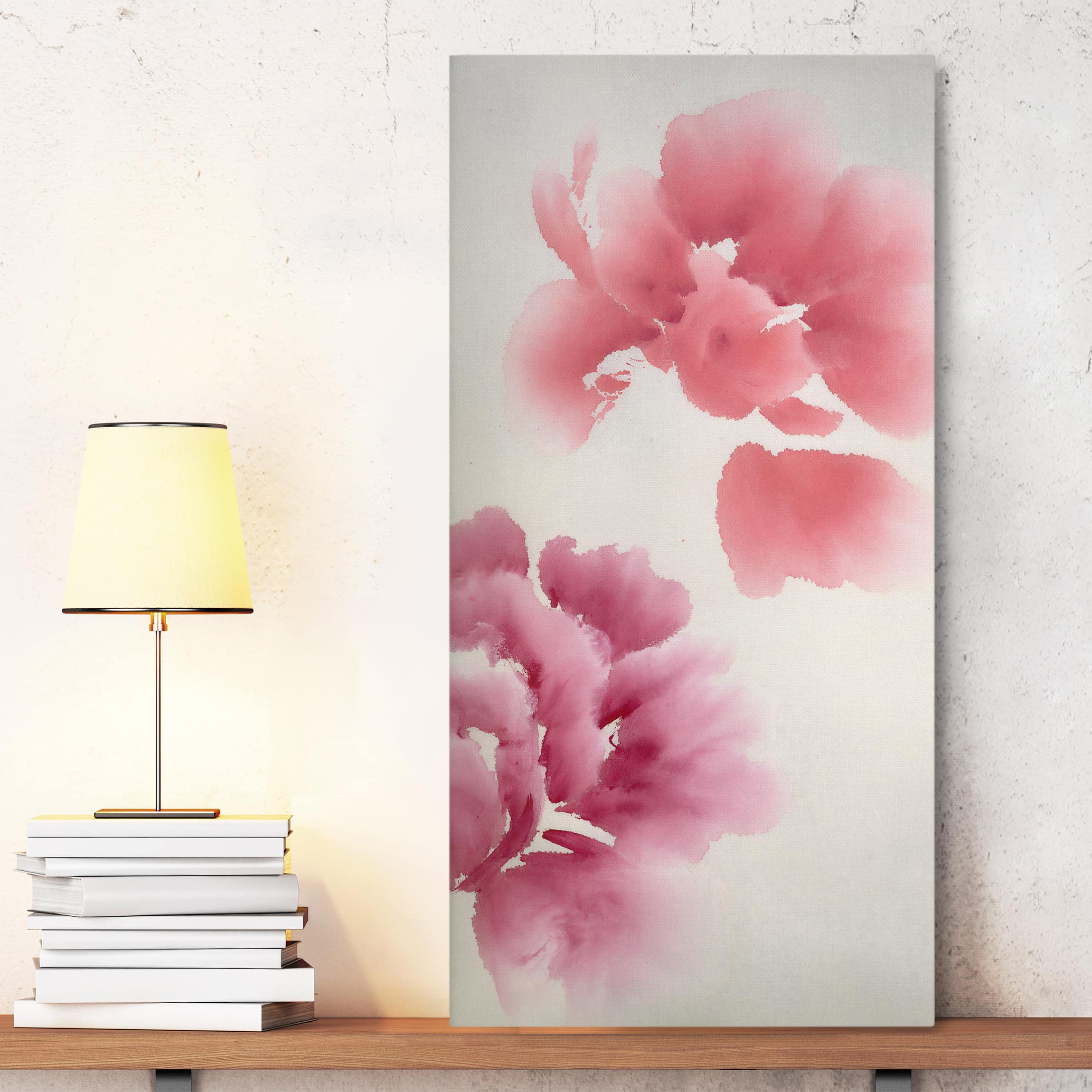 Leinwandbild Blumen Künstlerische Flora II