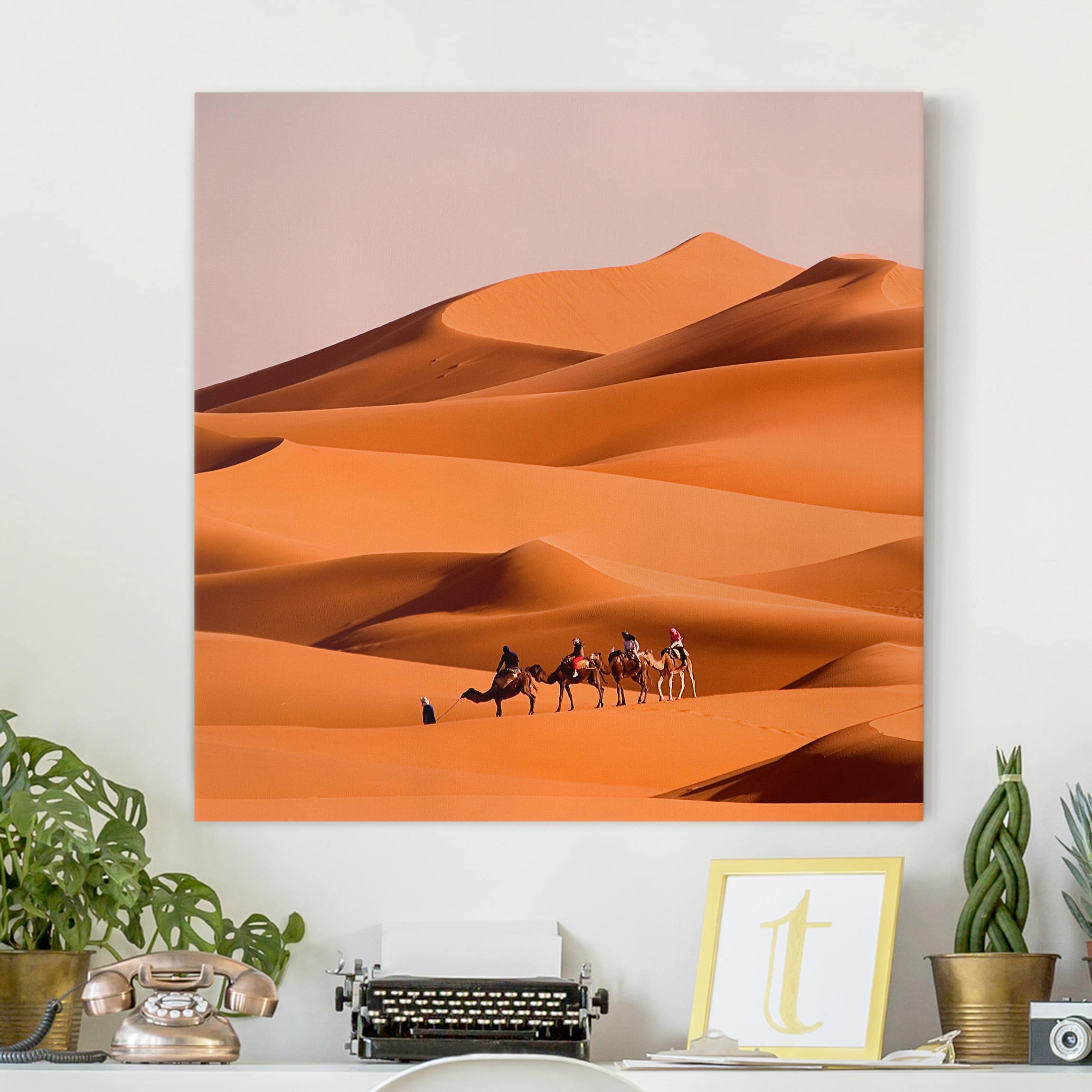 Leinwandbild - Quadrat Namib Desert