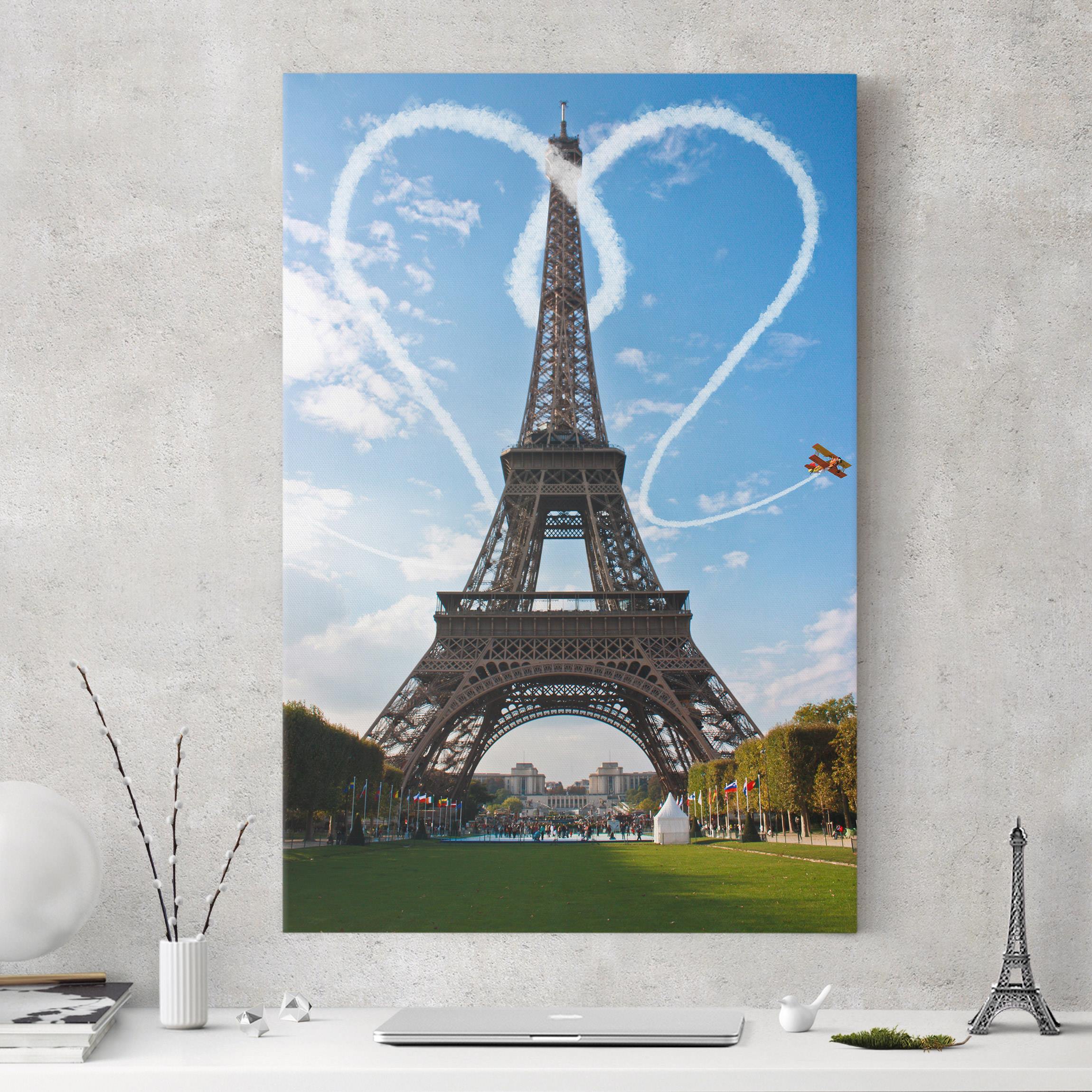 Leinwandbild - Hochformat Paris - City of Love