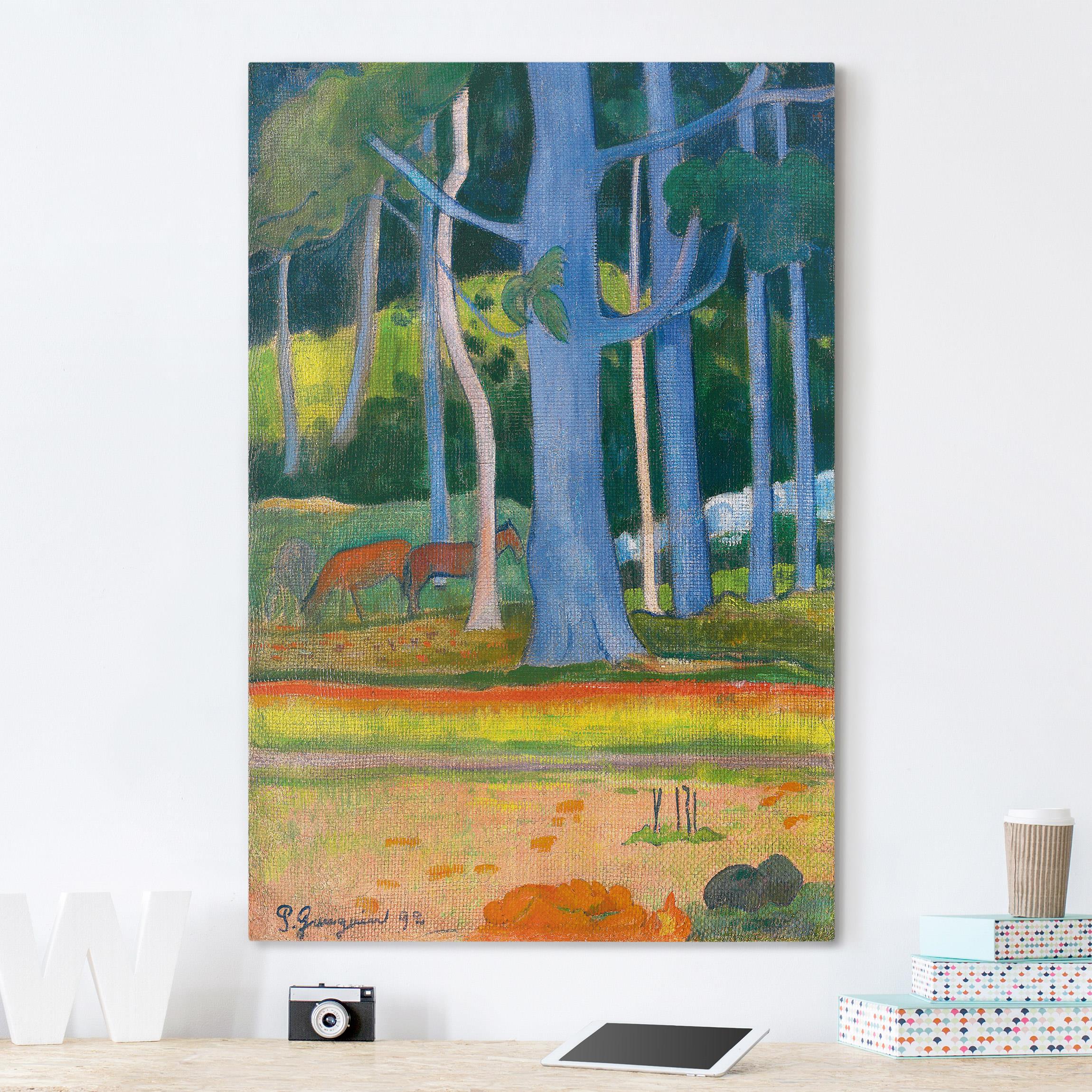 Leinwandbild Kunstdruck Paul Gauguin - Waldlandschaft