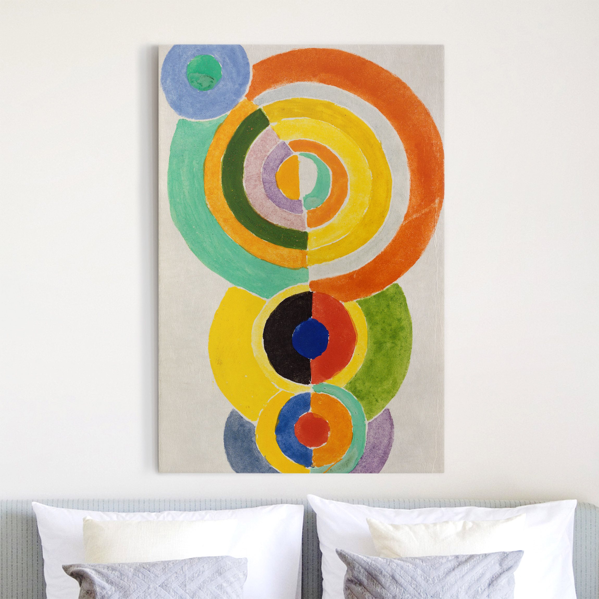 Leinwandbild - Hochformat Robert Delaunay - Rhythmus I