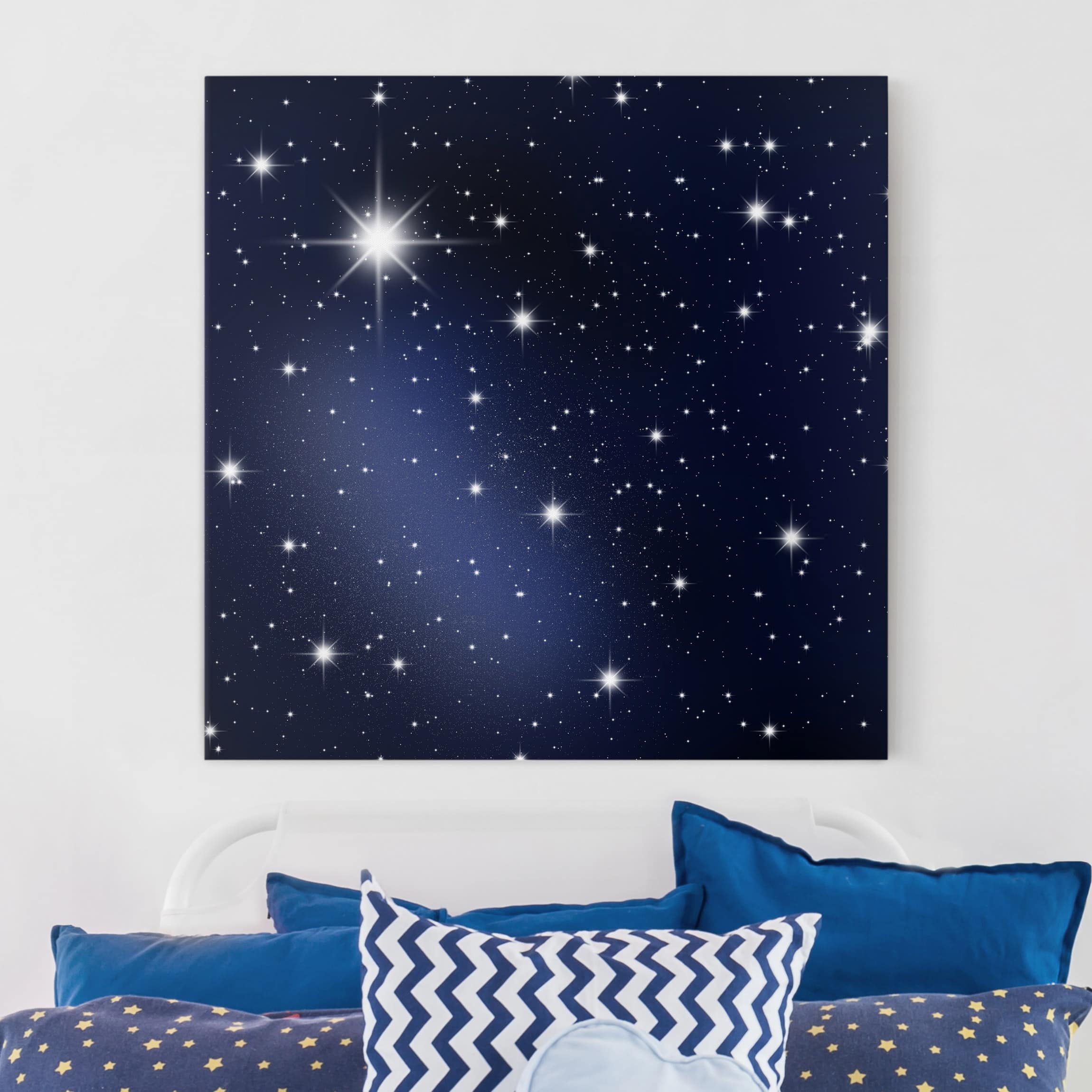 Leinwandbild - Quadrat Stars