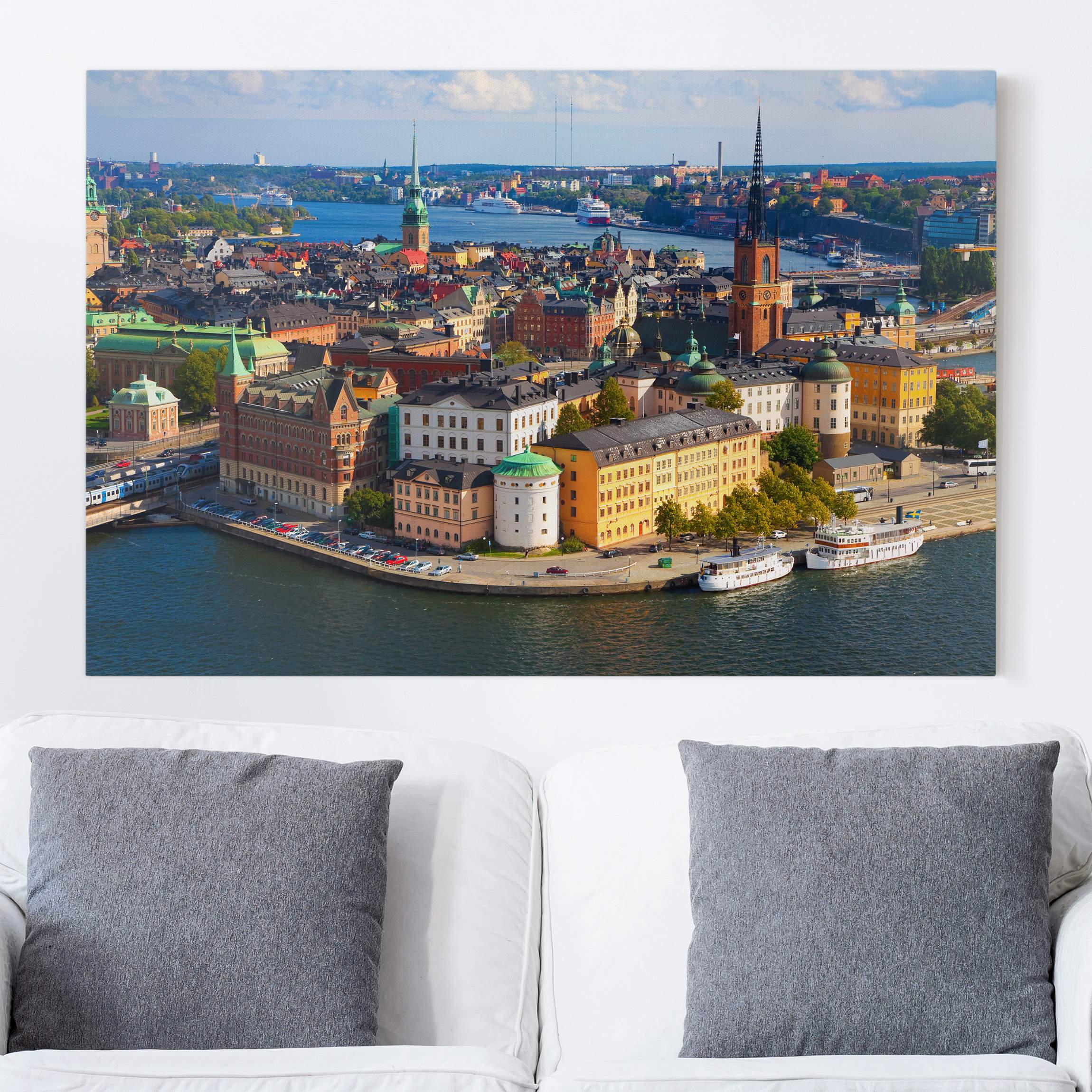Leinwandbild - Querformat Stockholm in Schweden