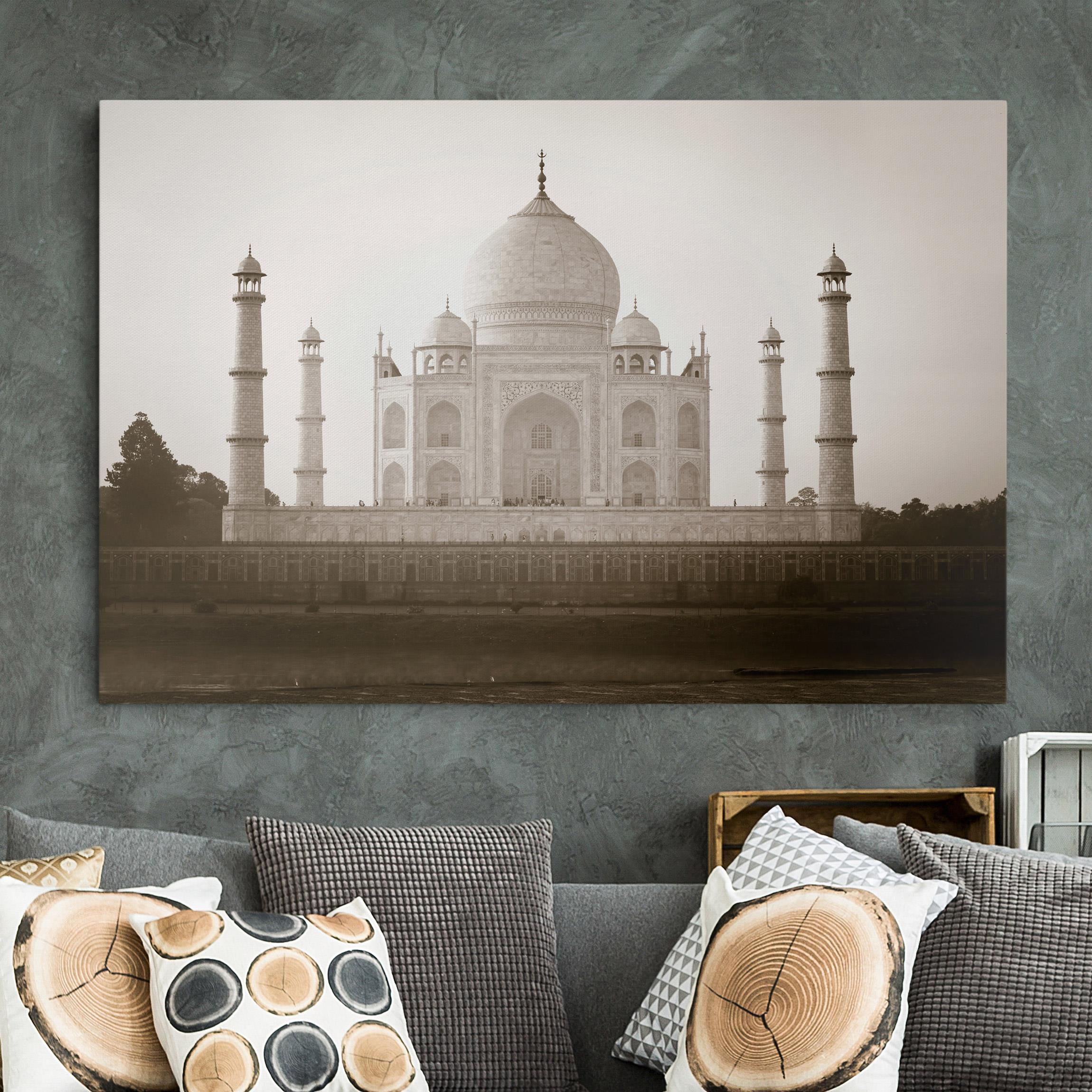Leinwandbild - Querformat Taj Mahal
