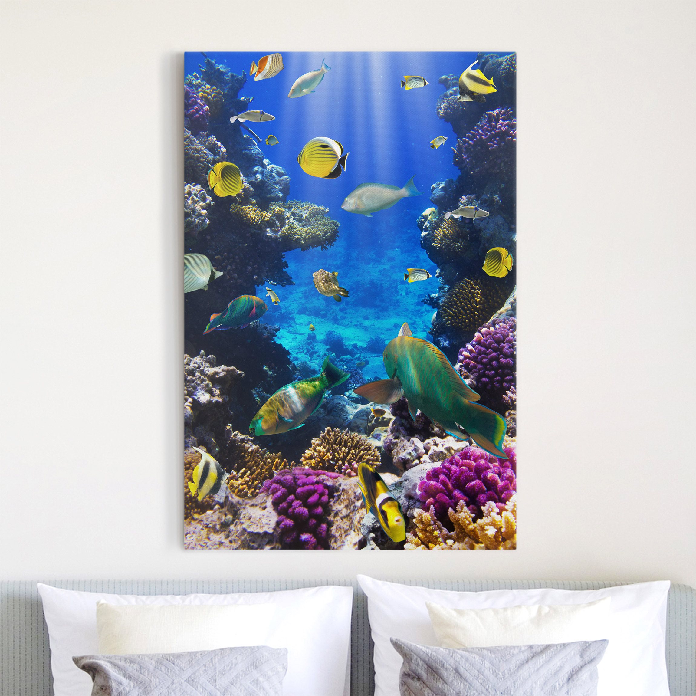 Leinwandbild - Hochformat Underwater Dreams