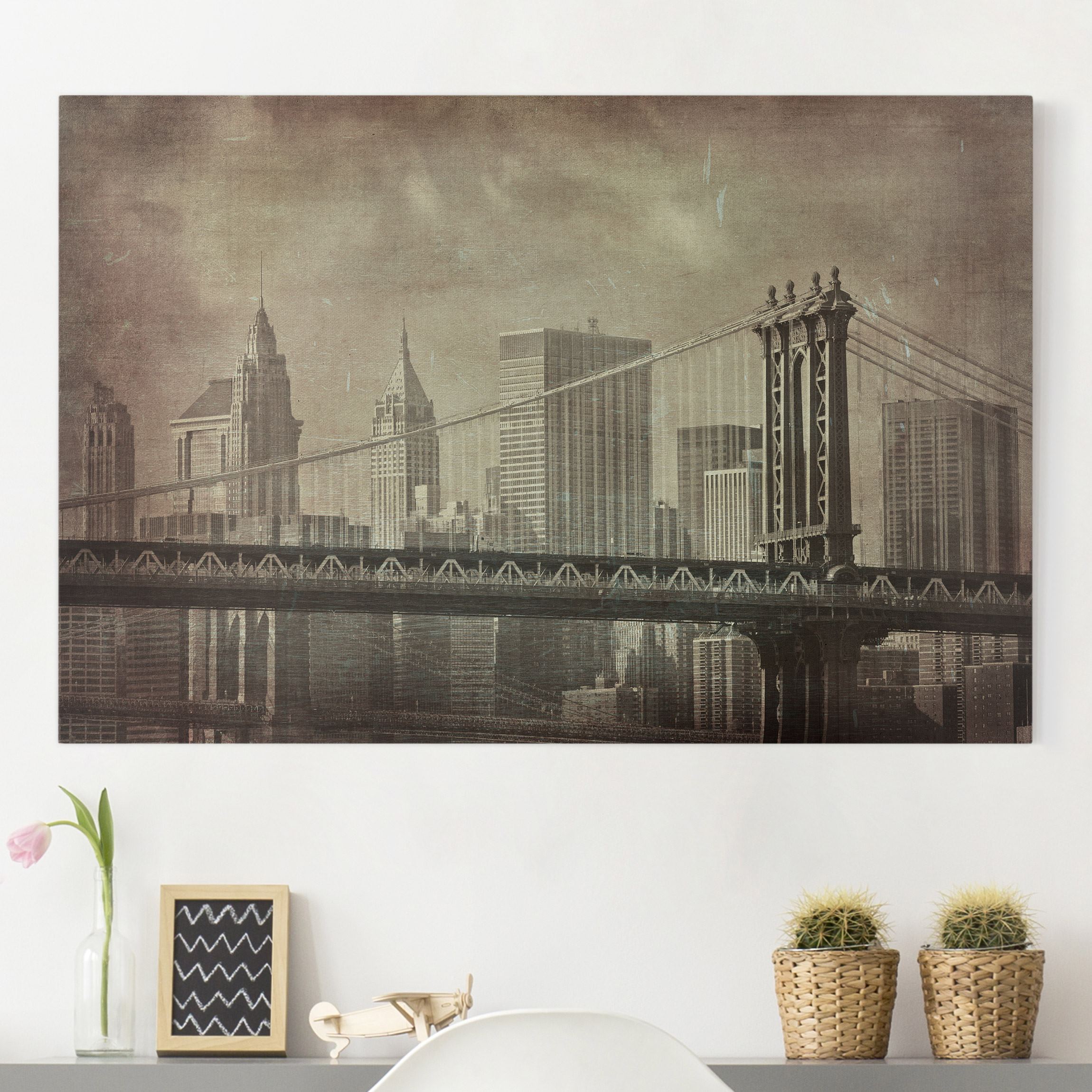 Leinwandbild New York Vintage New York City