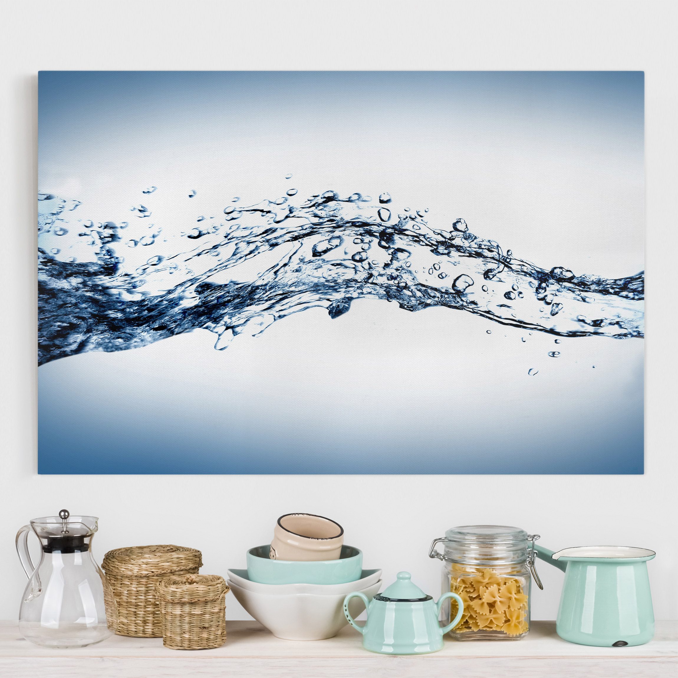 Leinwandbild - Querformat Water Splash
