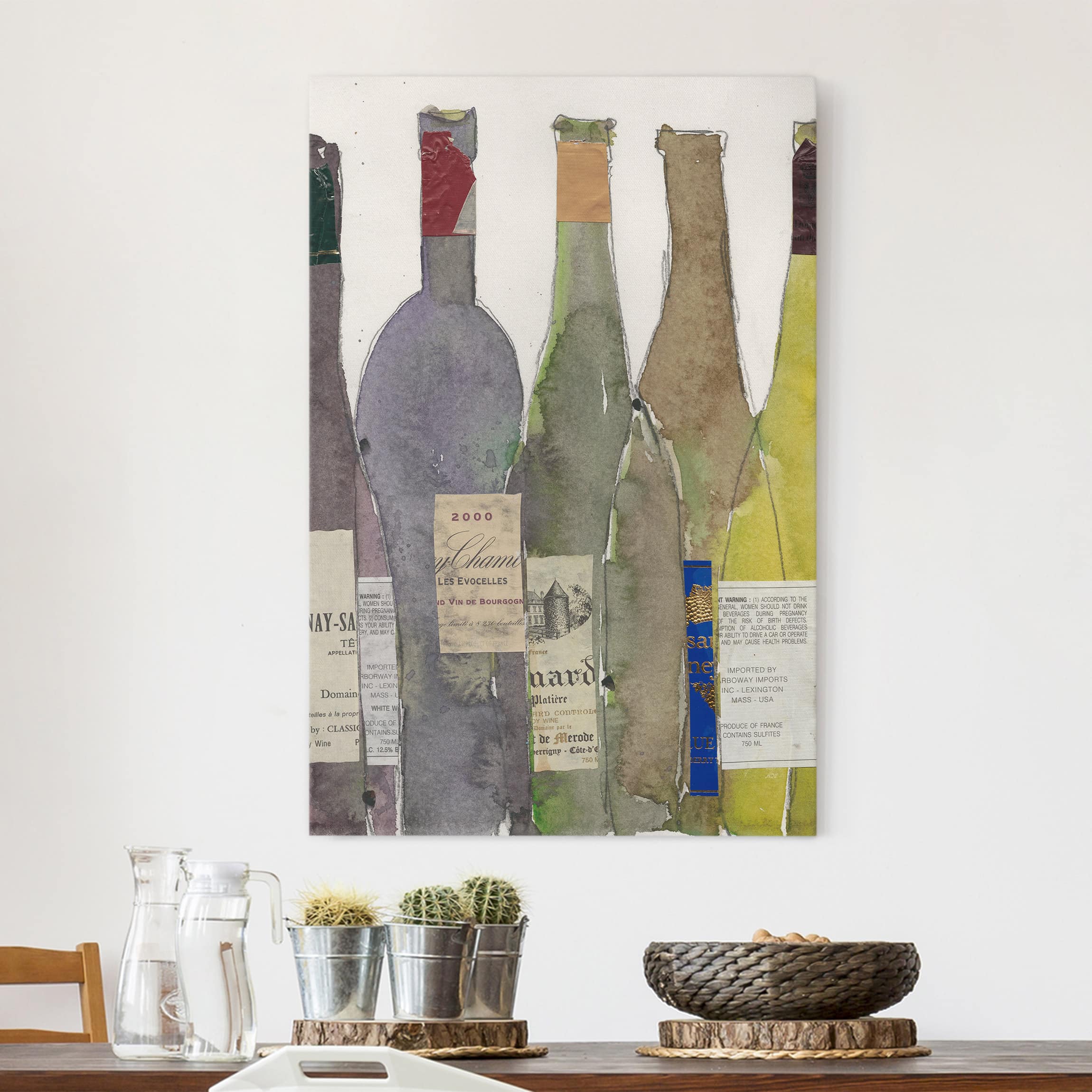 Leinwandbild - Hochformat Wein & Spirituosen IV