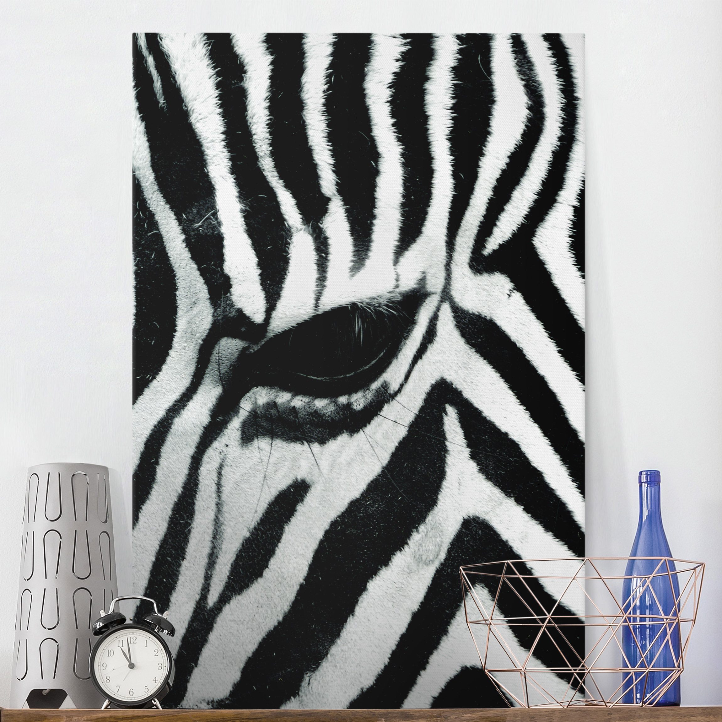 Leinwandbild - Hochformat Zebra Crossing No.3