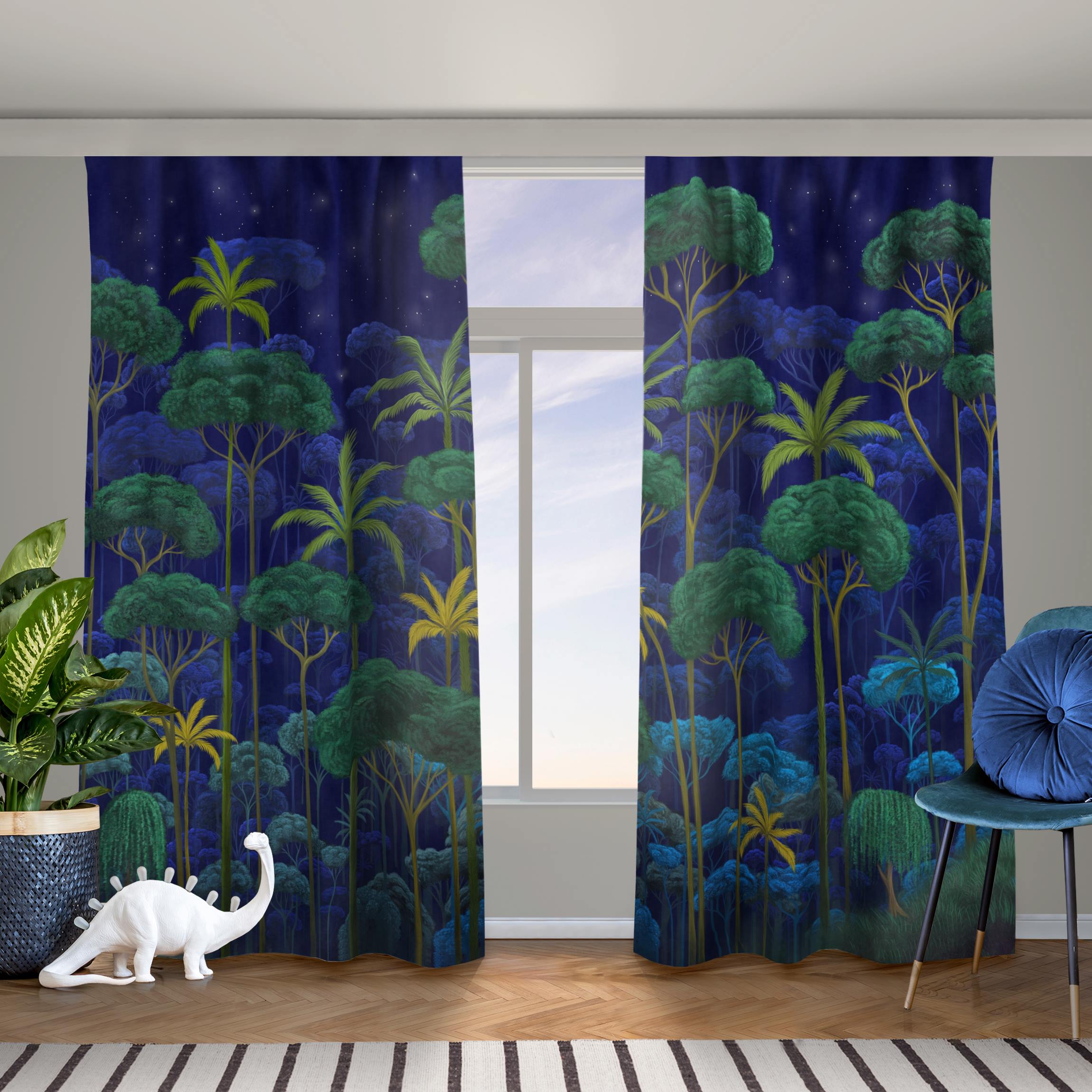 Vorhang Mitternacht im Regenwald